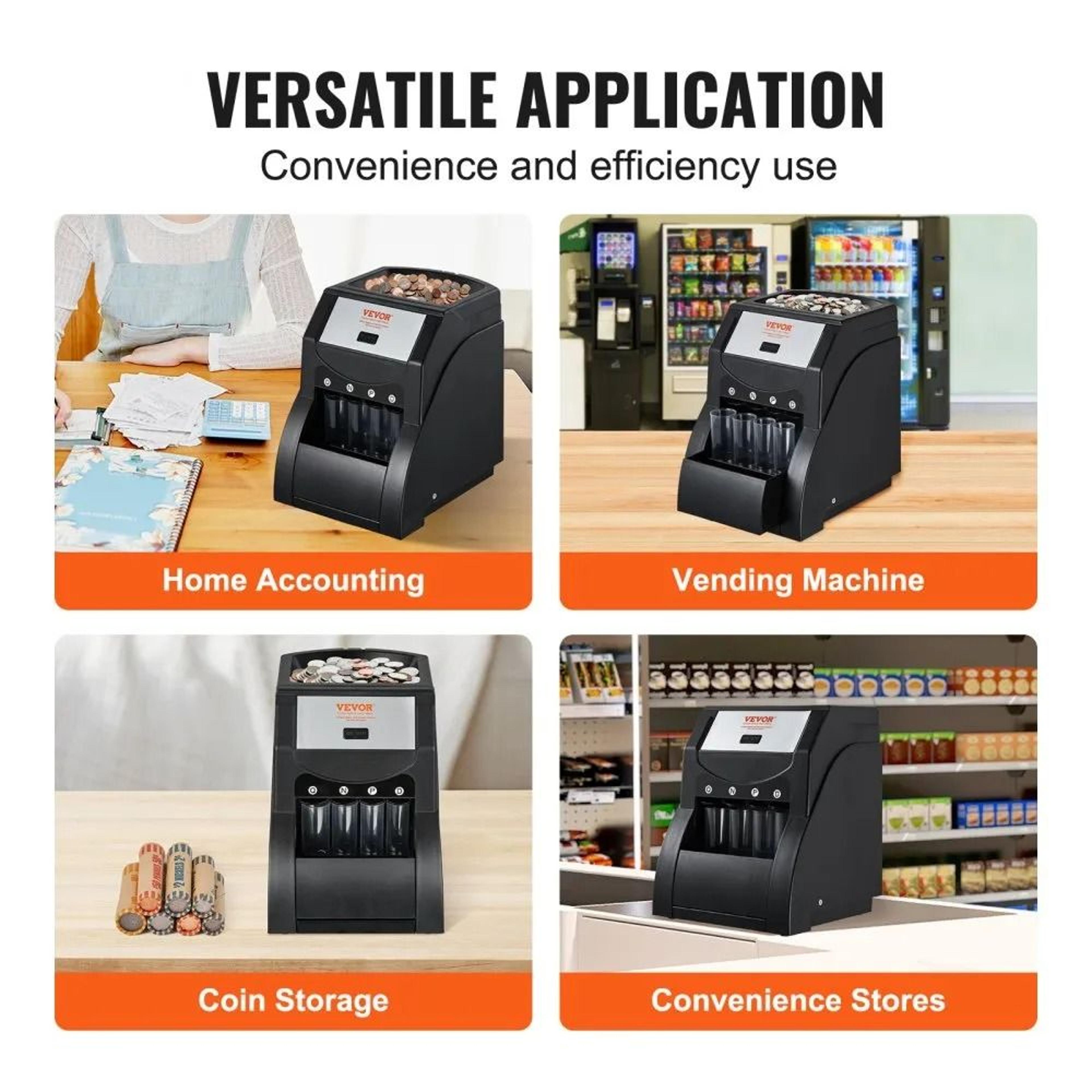 Automatic Coin Sorter Machine USD Coin Counting And Wrapping Machine 5