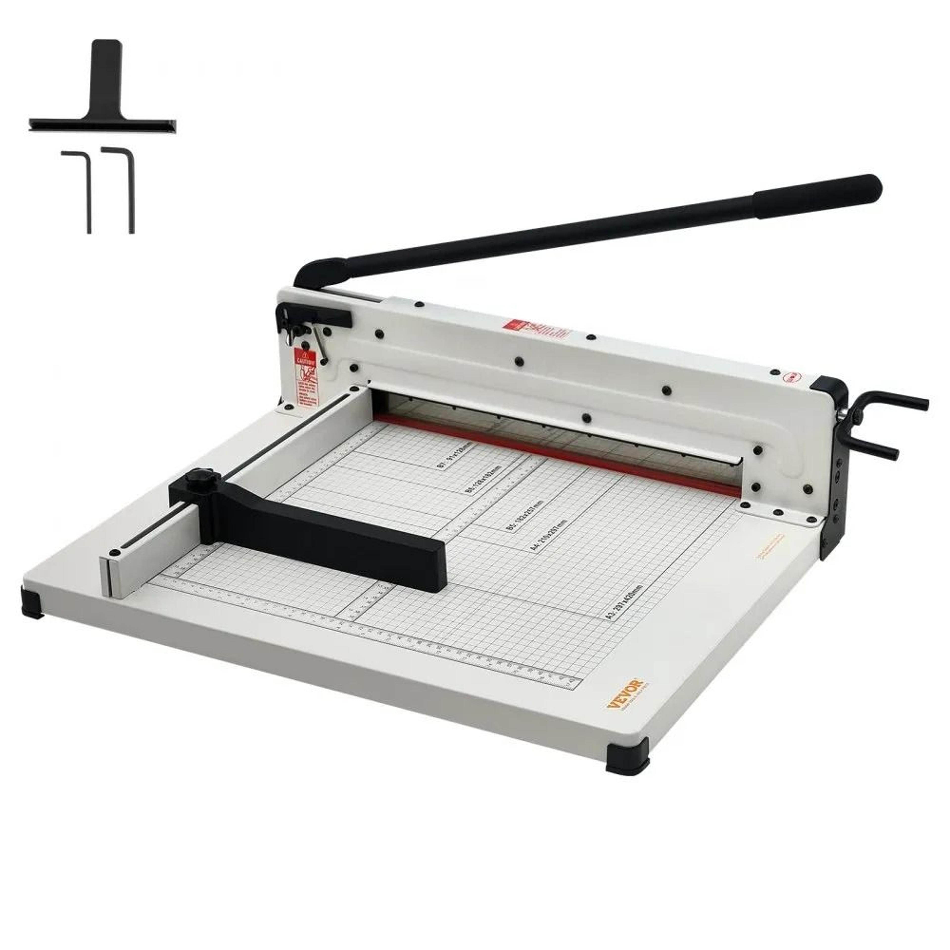 heavy duty paper cutter 17 inch a3 guillotine stack paper trimmer