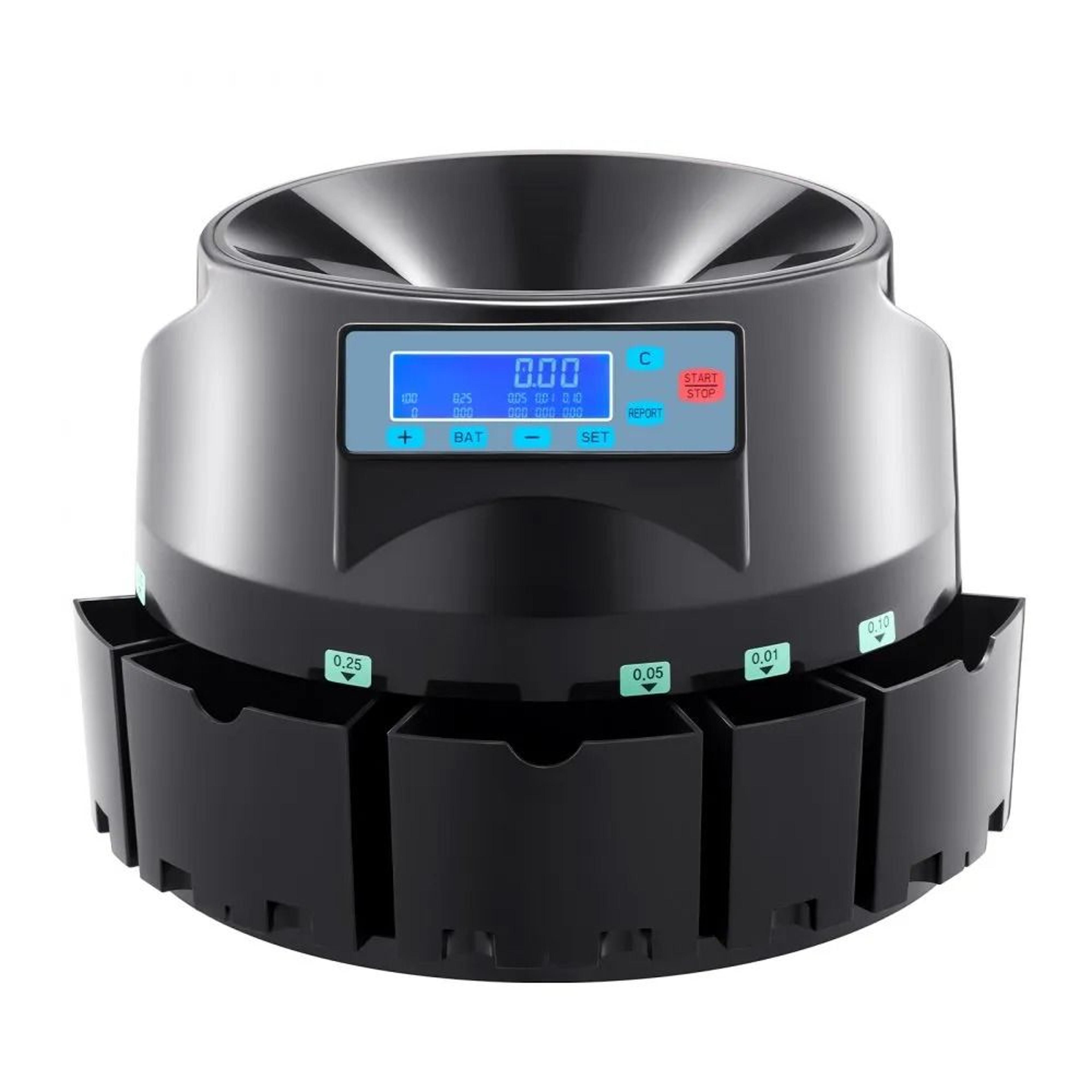 Coin Sorter Machine With LCD Display 300 Coins Min Automatic Coin Counter 7