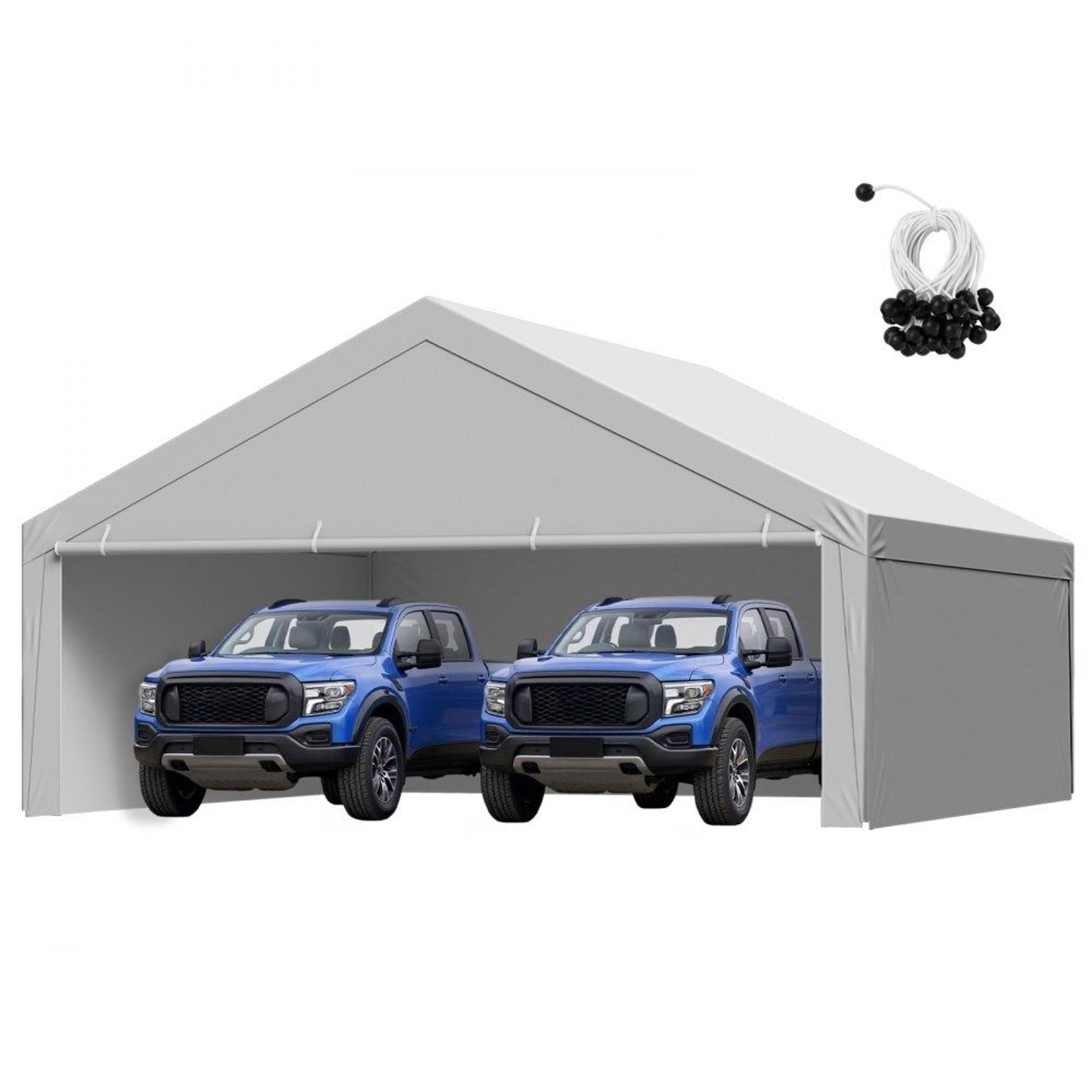 20x20 ft carport replacement canopy cover waterproof uv resistant tarp