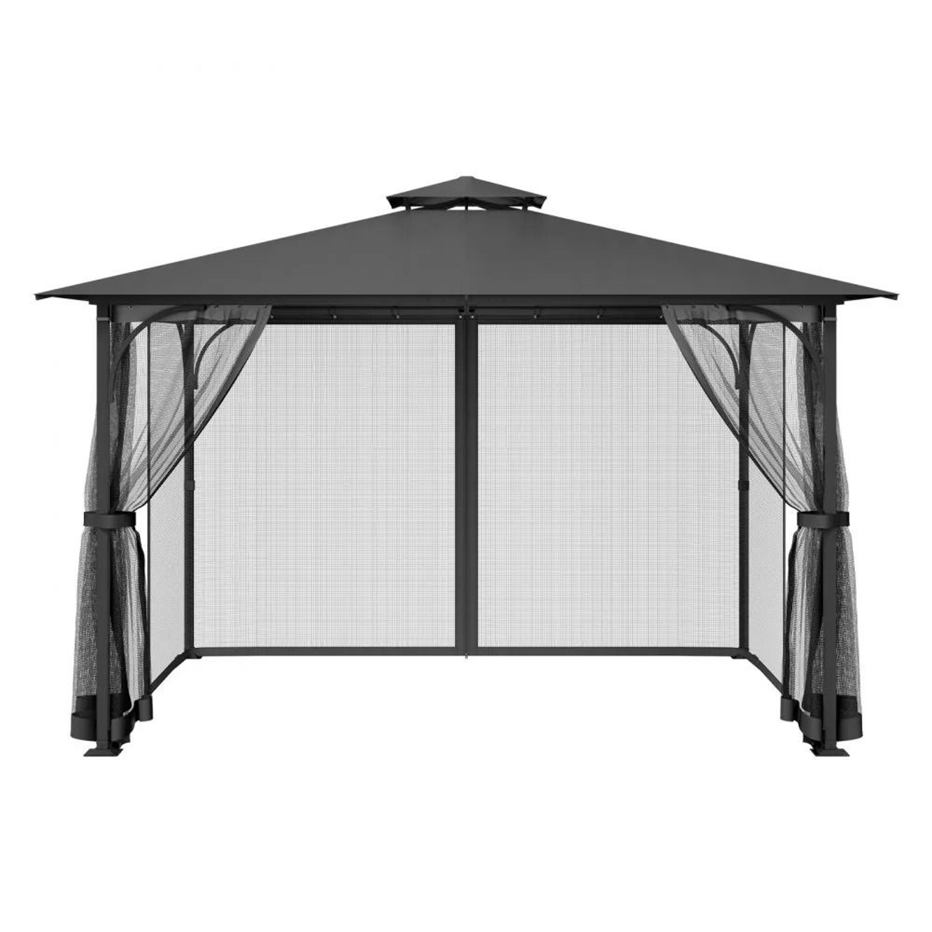 gazebo netting replacement 10x13 ft outdoor mesh screen with double zipper