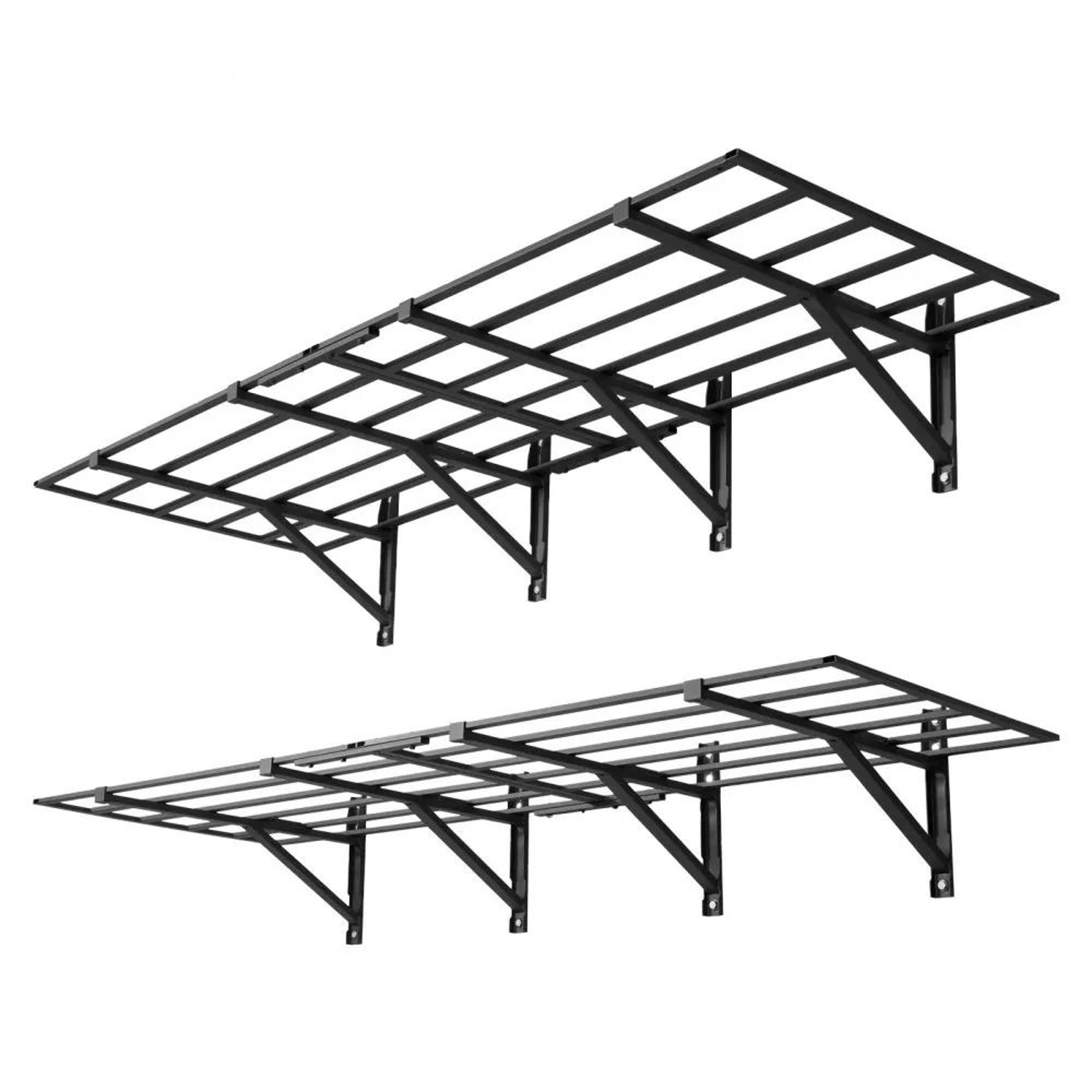 heavy duty garage shelves wall mounted 1600 lbs steel storage rack