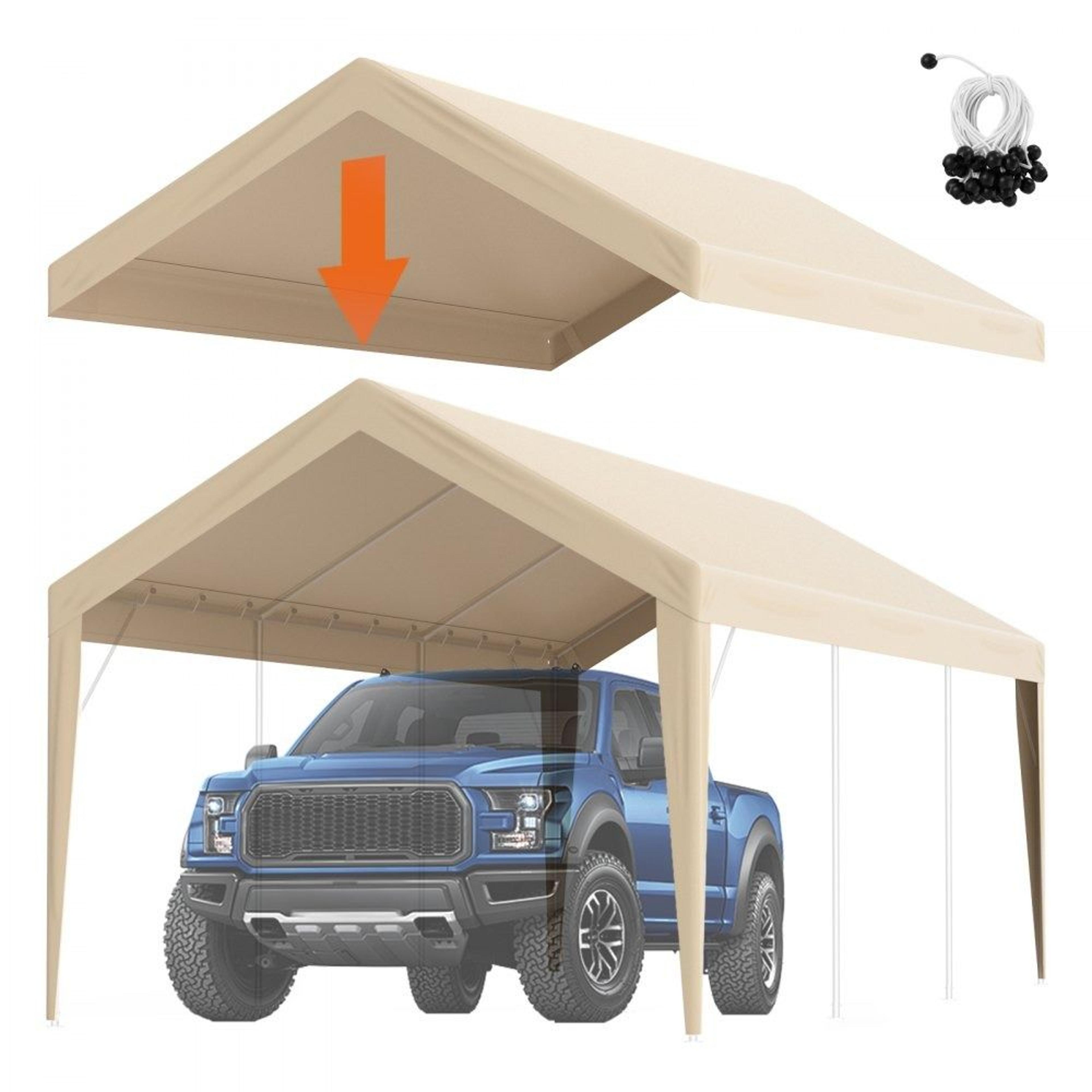 10x20 carport replacement canopy waterproof uv resistant garage cover
