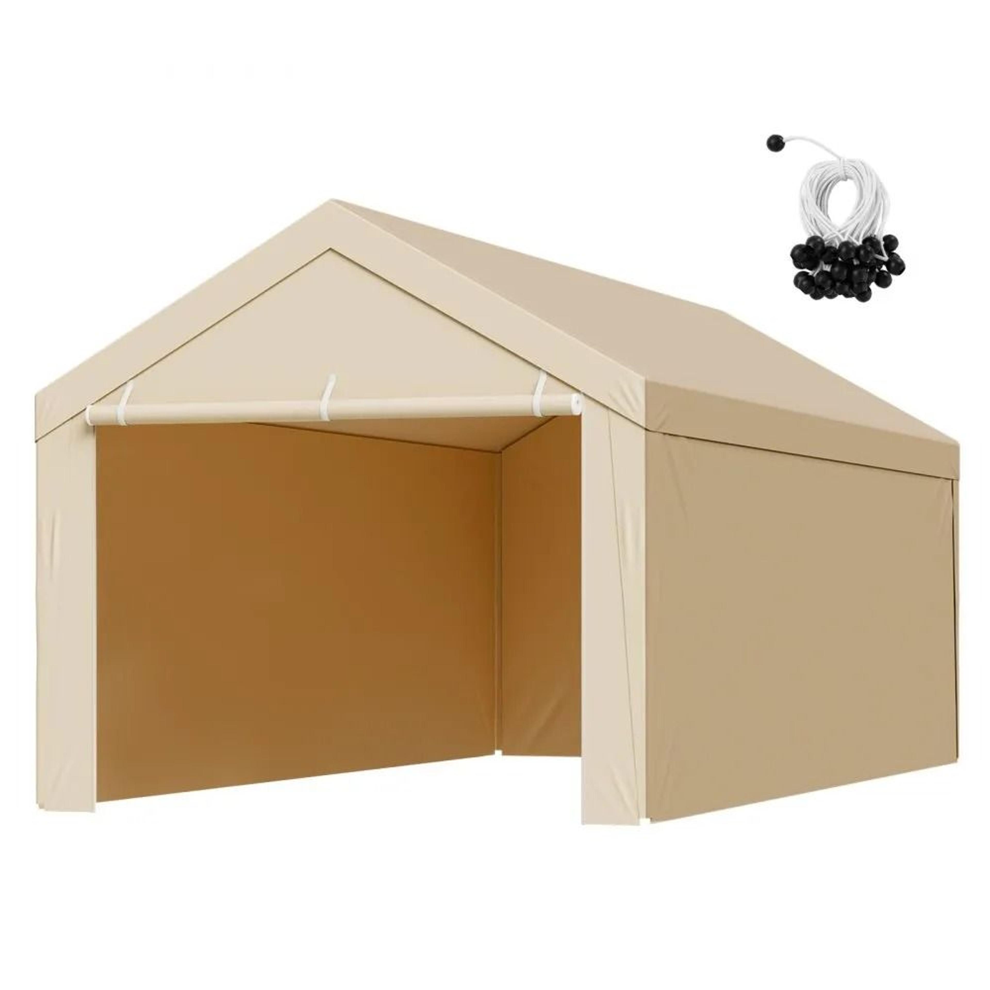 10x20 carport replacement canopy with waterproof sidewalls