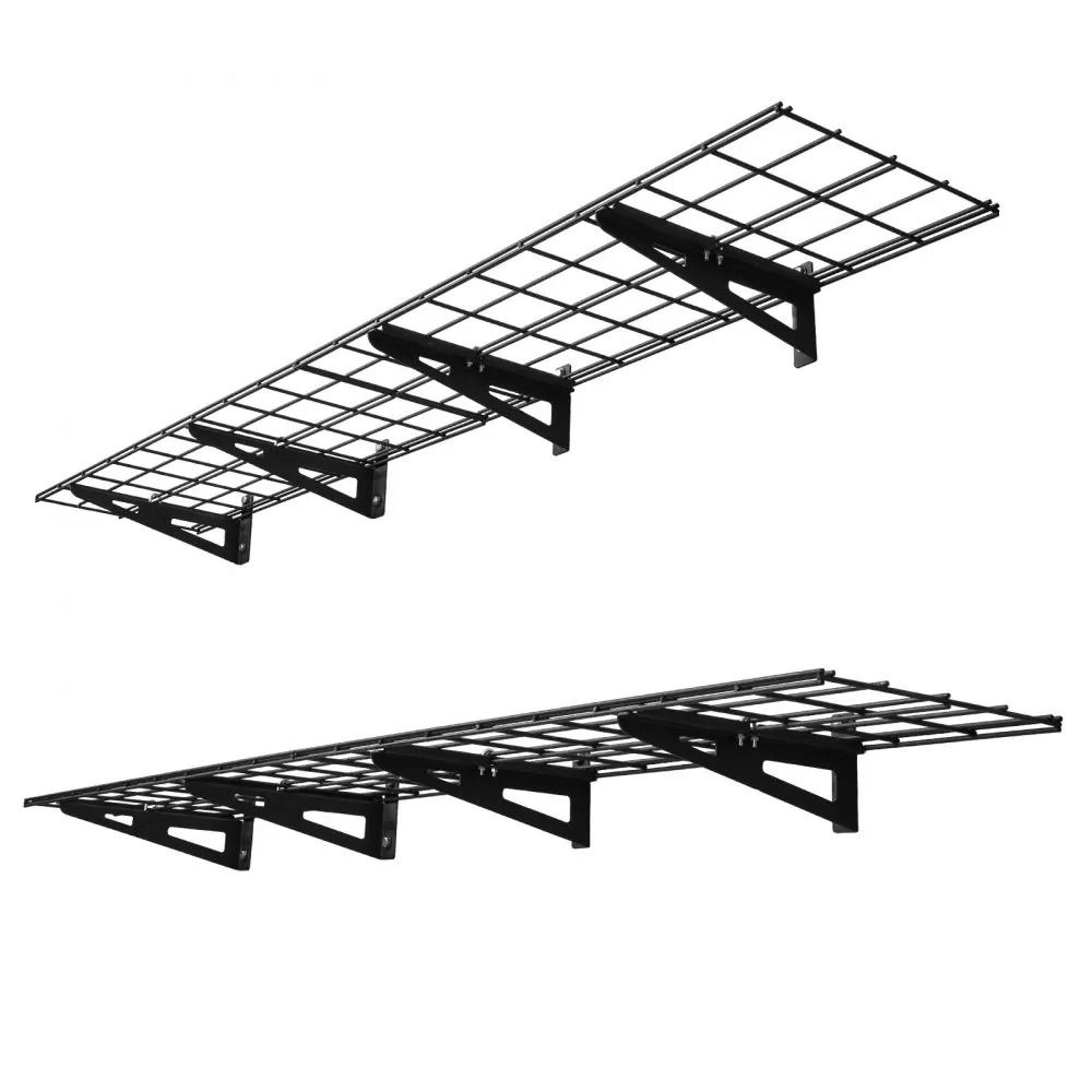 heavy duty wall mounted garage shelving 600 lb steel storage rack