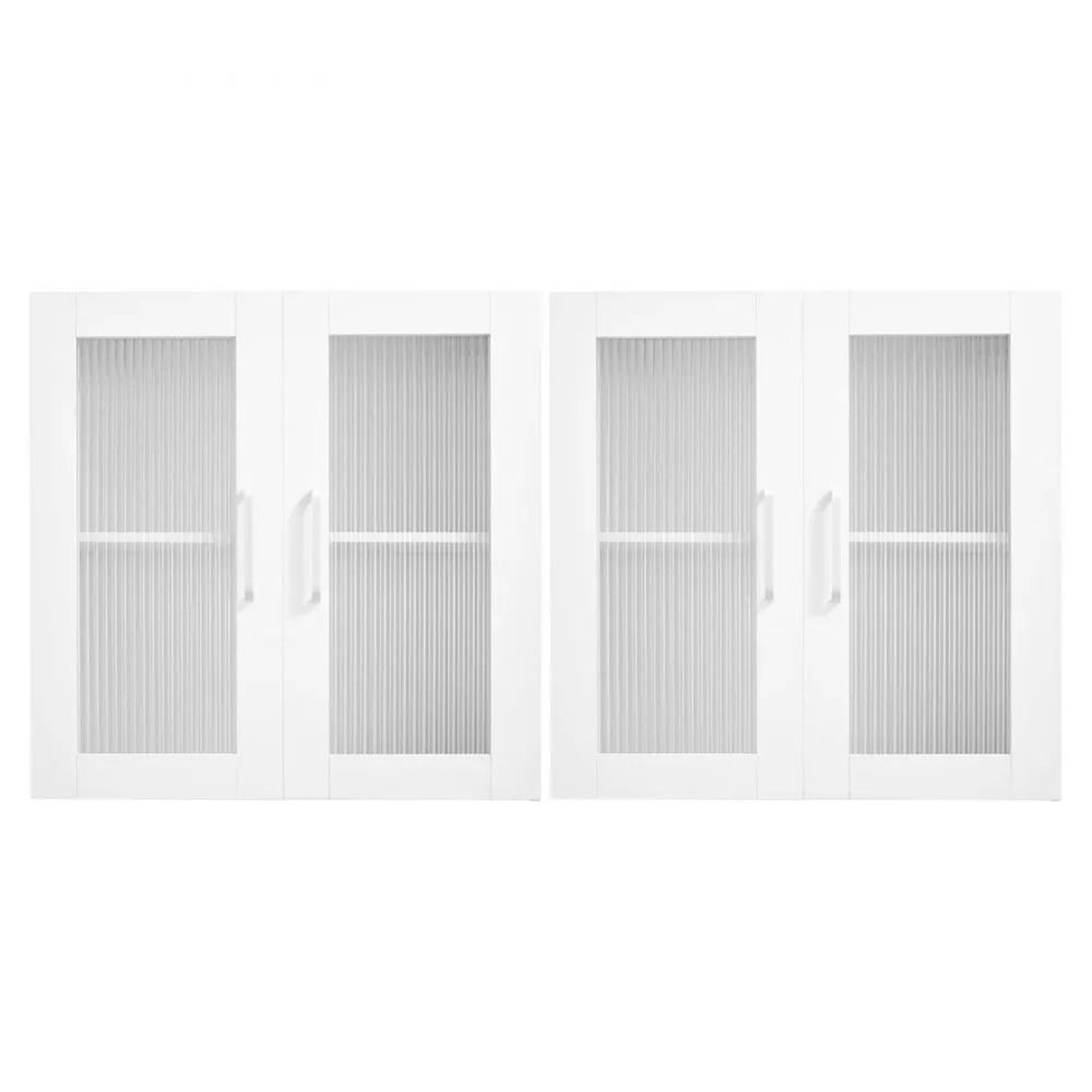 Space Saving Laundry Room Wall Cabinet Set With Adjustable Shelves And Soft Close Doors 8