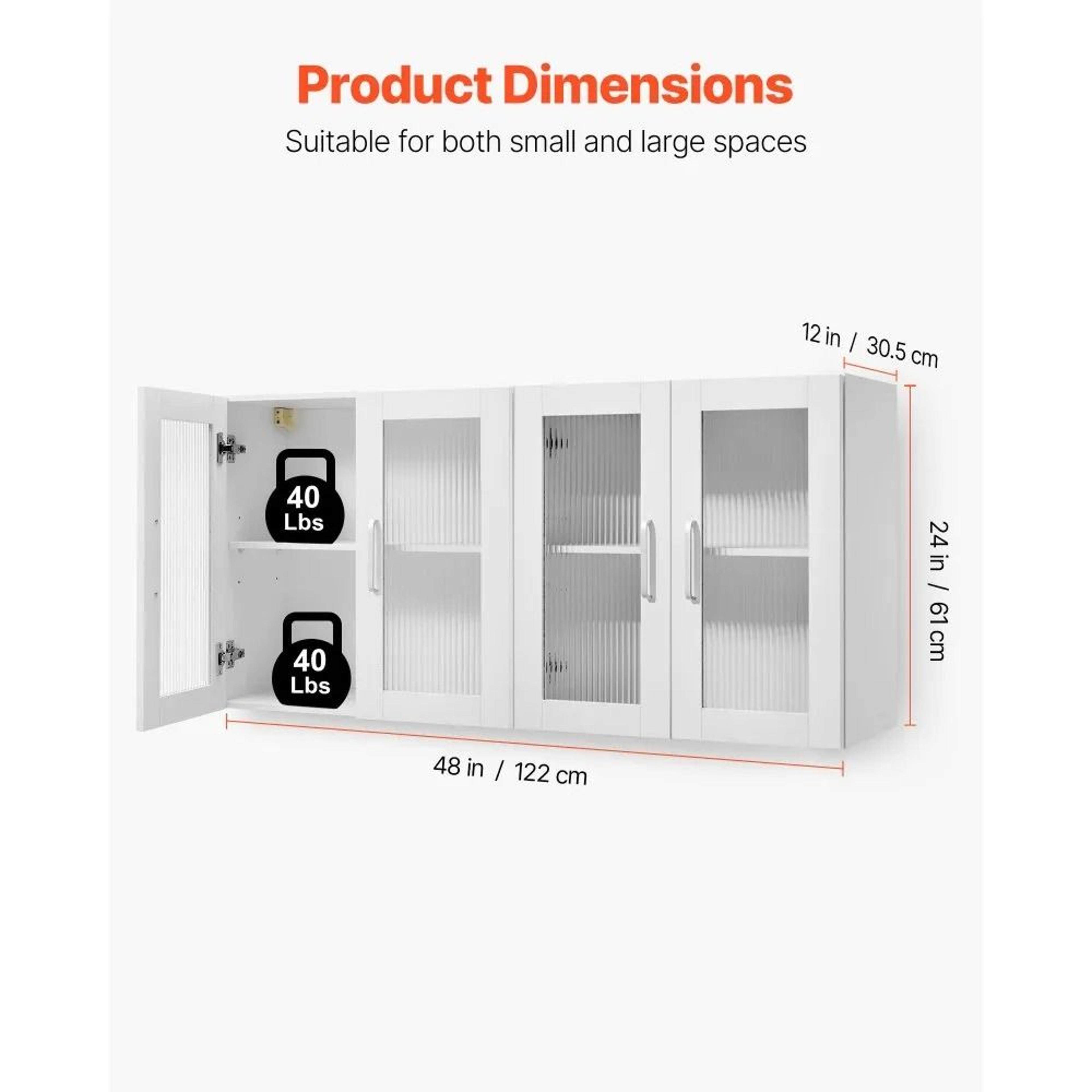 Space Saving Laundry Room Wall Cabinet Set With Adjustable Shelves And Soft Close Doors 4