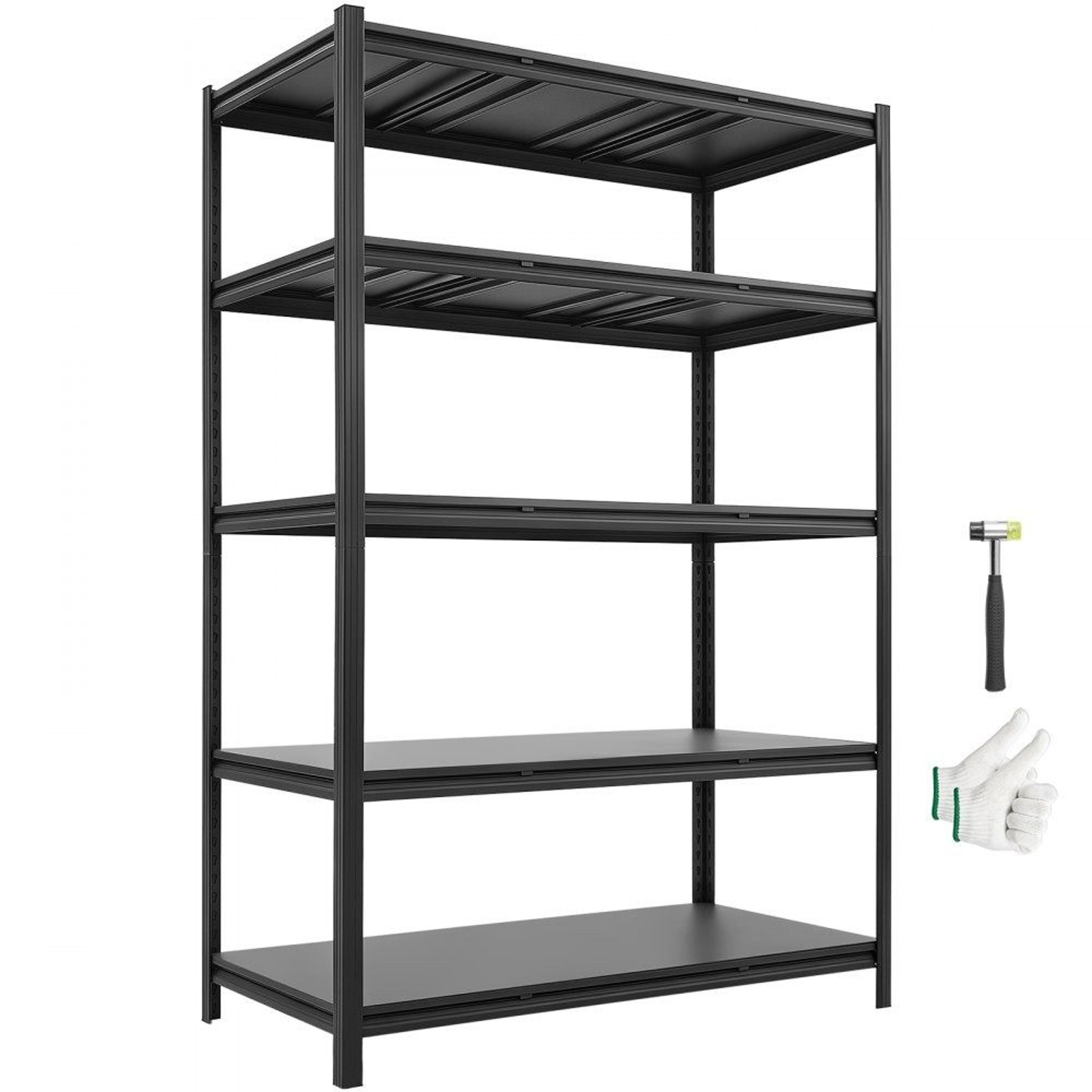 heavy duty storage shelves 5 tier adjustable garage shelving unit 3000 lbs capacity