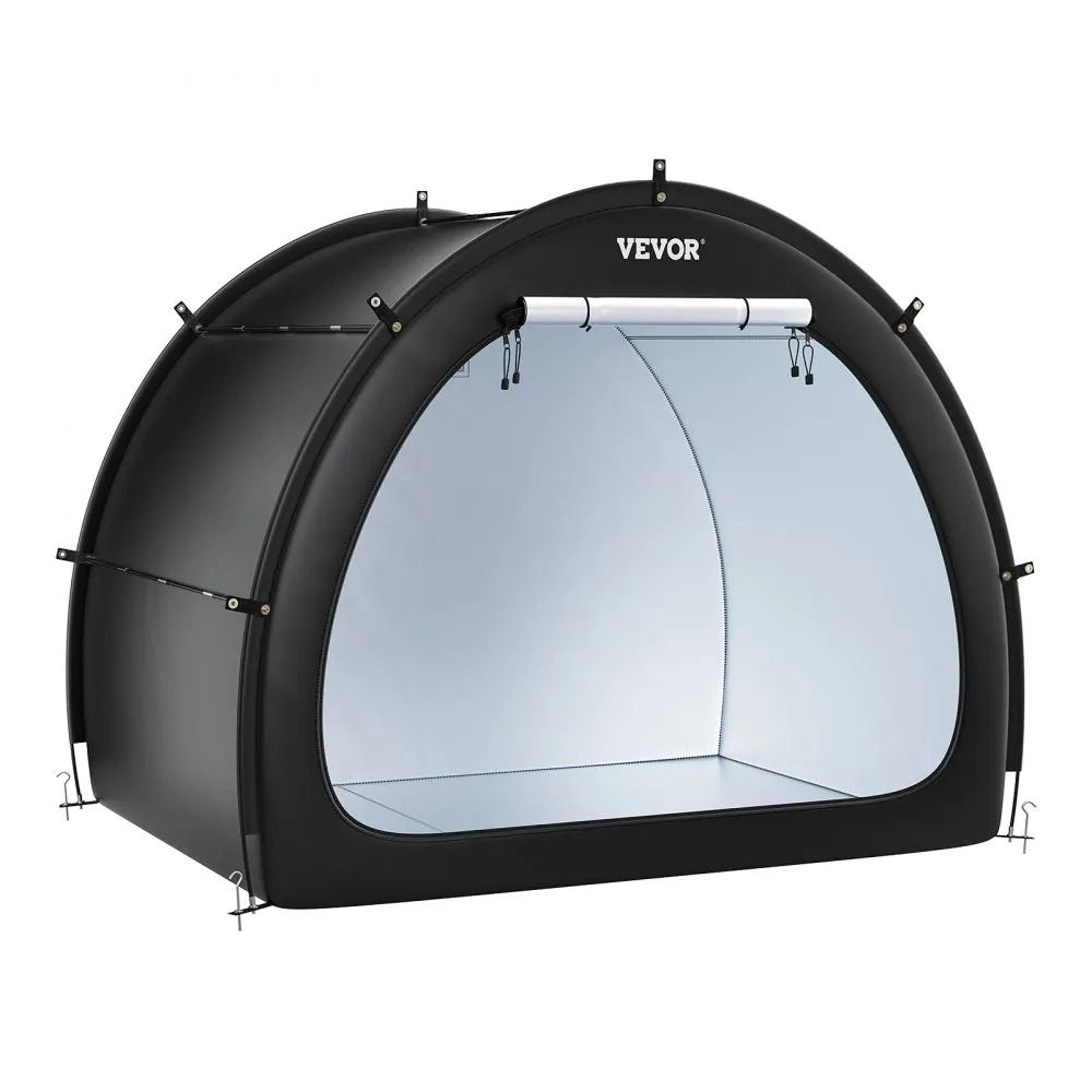 Outdoor Bike Storage Tent For 4 To 5 Bikes Waterproof Bicycle Shed With Ventilated Window 8