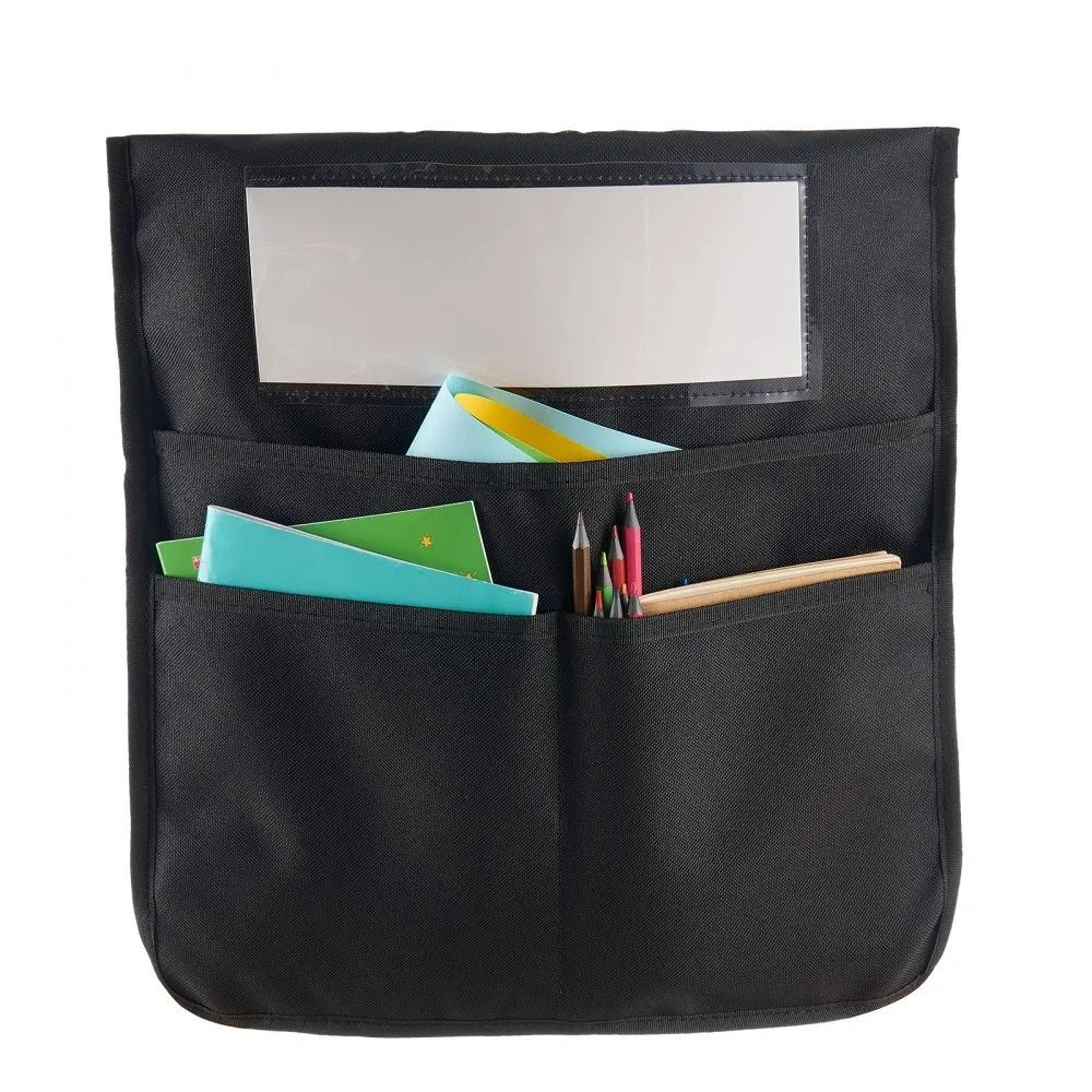 Classroom Chair Pockets 24 Pack Kids Seat Organizer With Name Tags Black 8