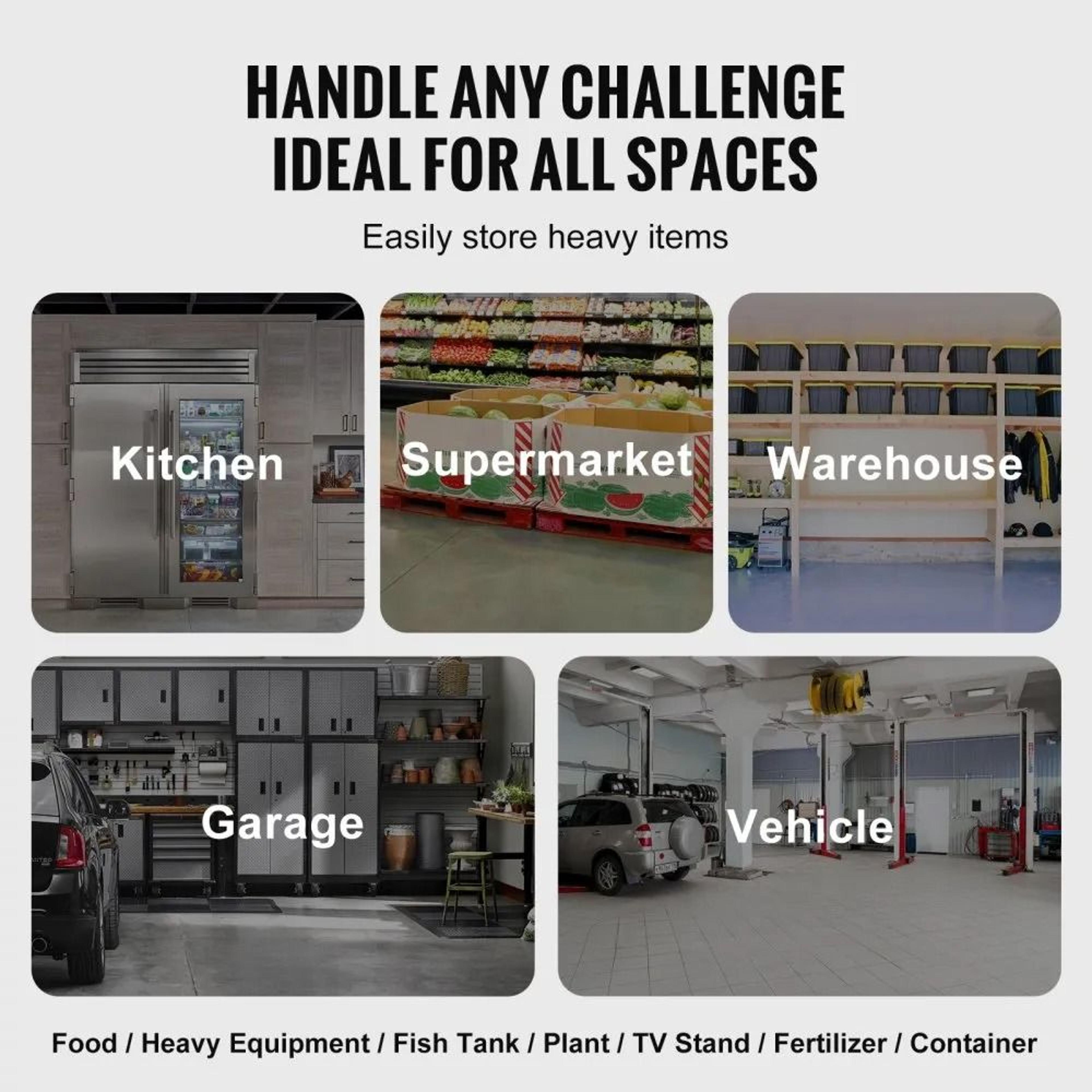 Heavy Duty Aluminum Dunnage Rack 48 X 20 In 1000 Lb Commercial Food Storage Rack 2