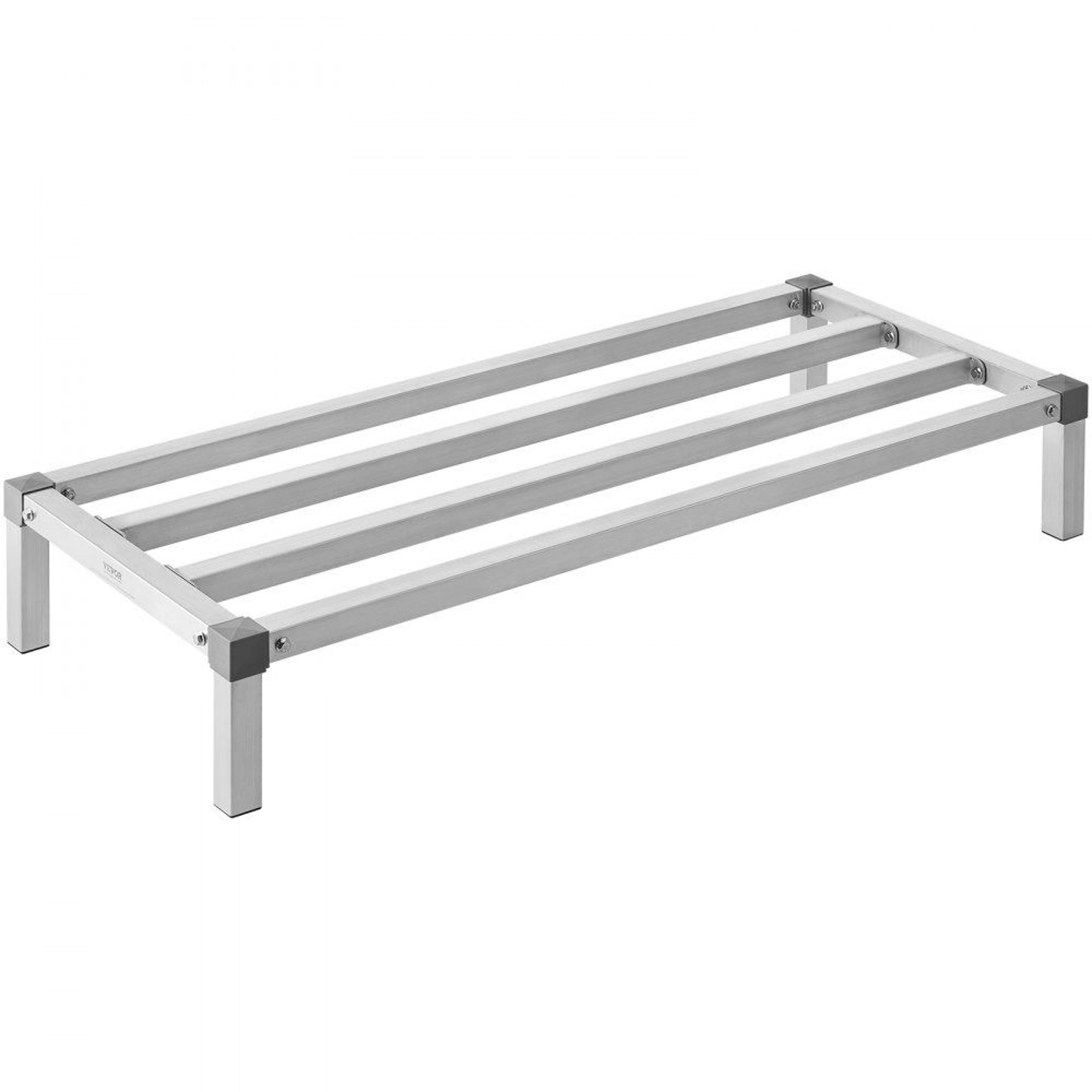 Heavy Duty Aluminum Dunnage Rack 48 X 20 In 1000 Lb Commercial Food Storage Rack 7