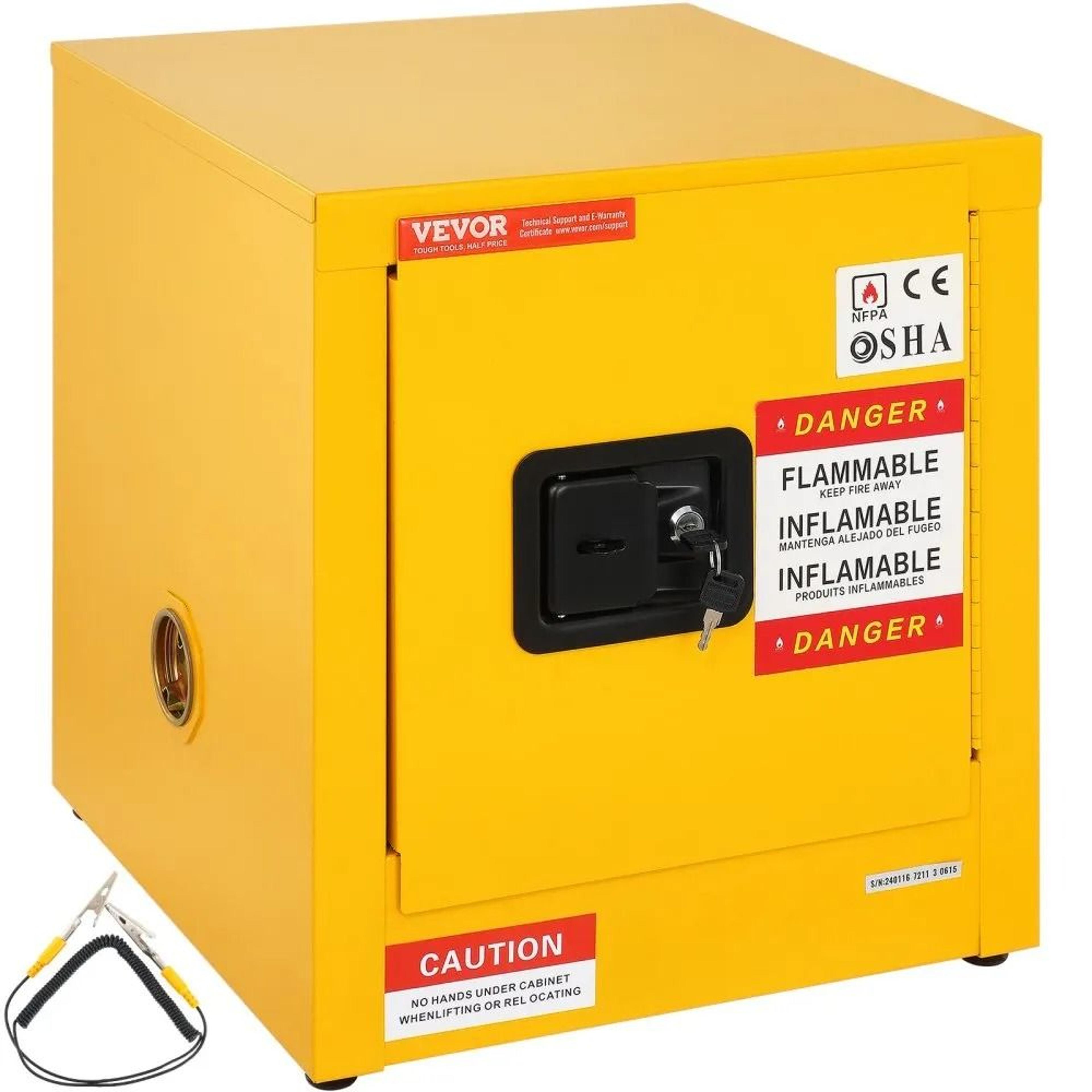 11 gallon flammable safety cabinet steel flammable liquid storage cabinet