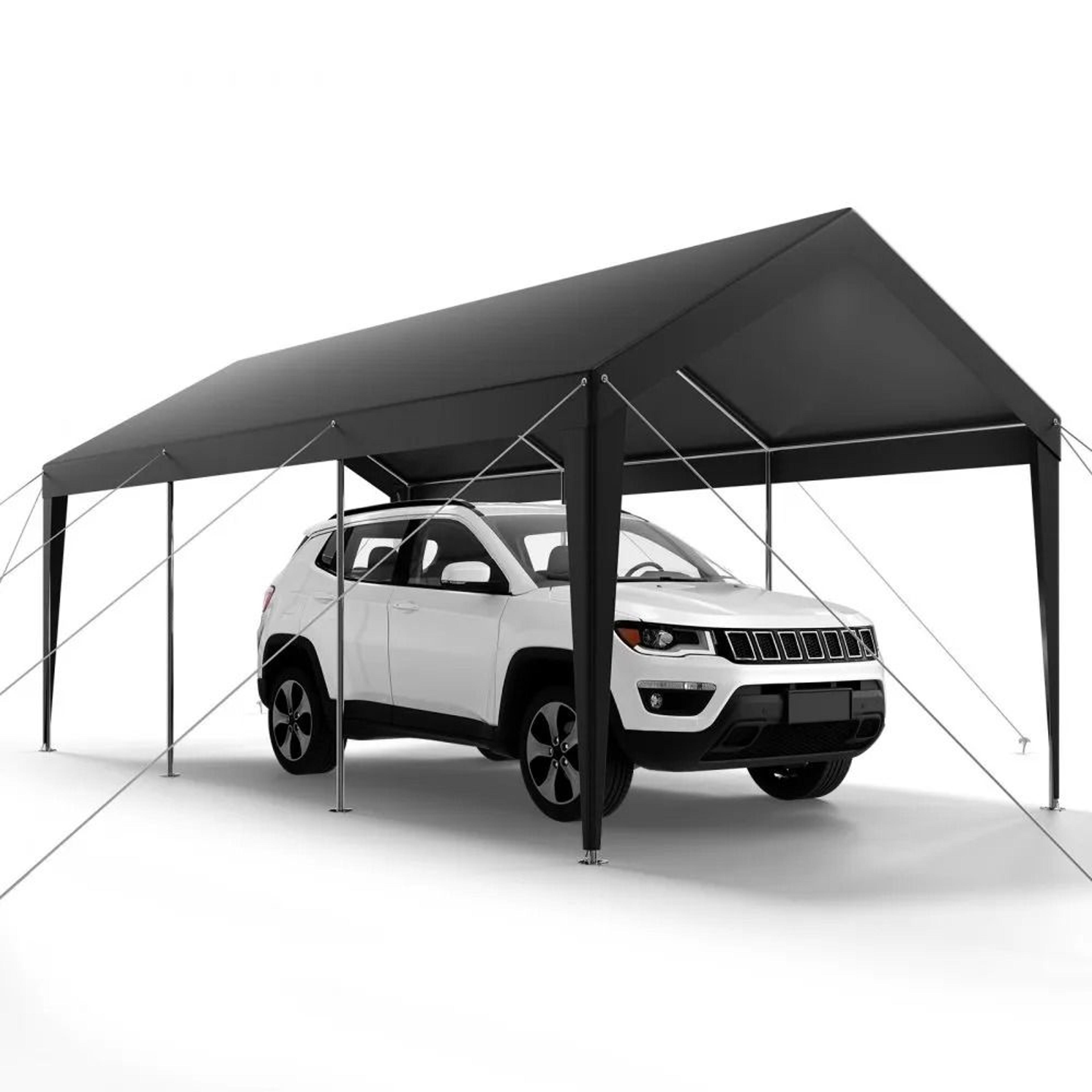 10 x 20 ft heavy duty outdoor carport canopy portable garage shelter