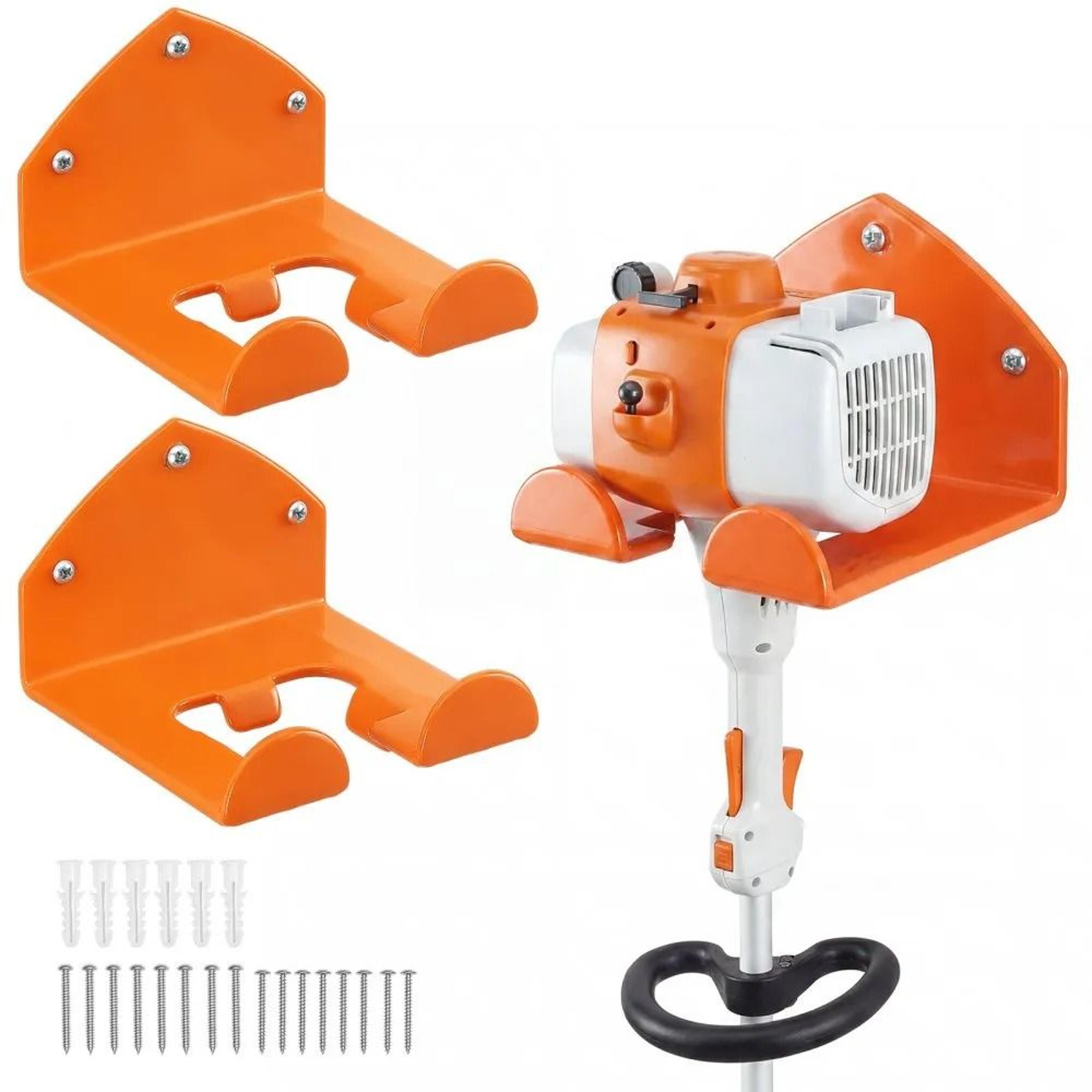 garage organizer trimmer rack 2 pack 180 lbs wall mount tool hanger