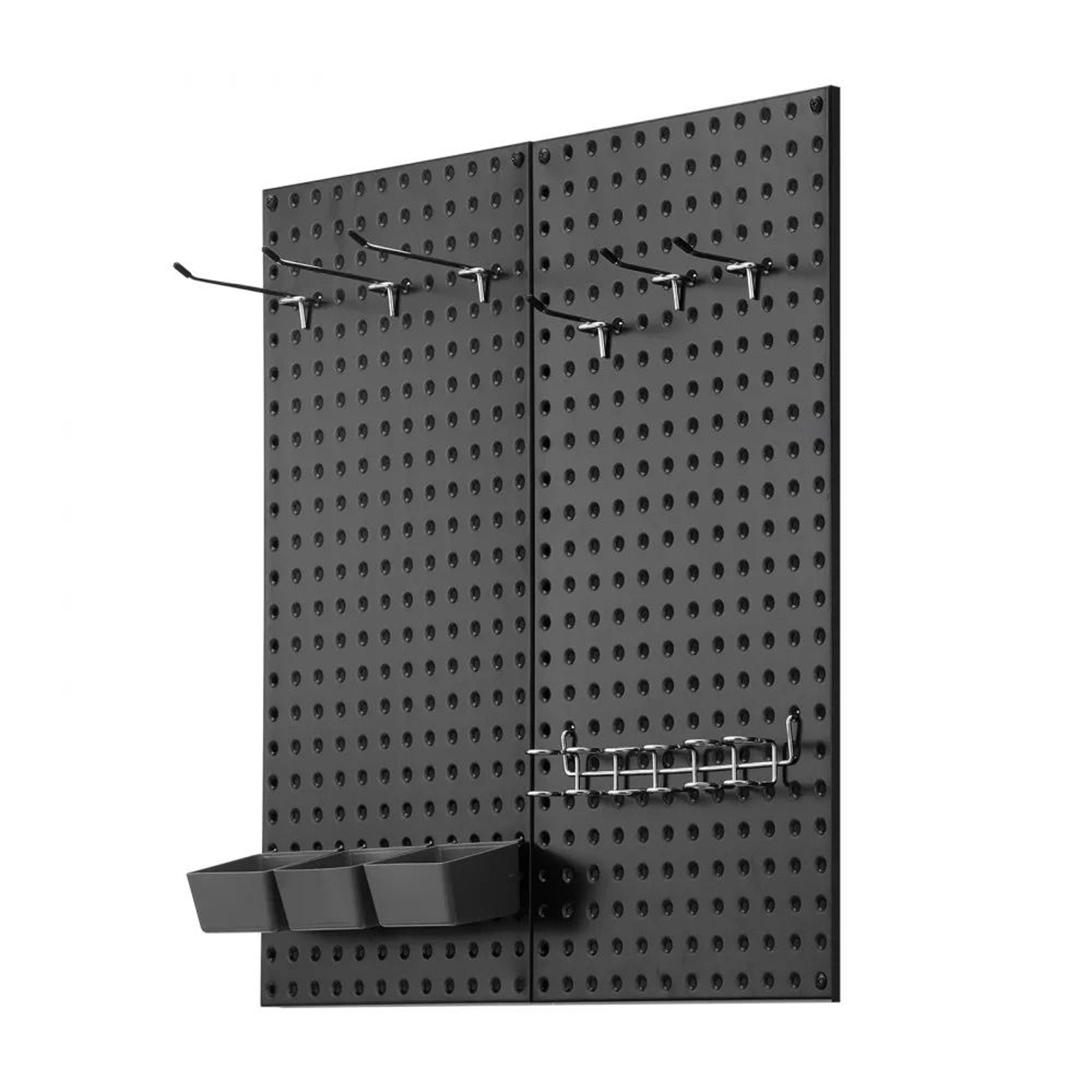 heavy duty metal pegboard panels 24 x 12 wall organizer for garage tool storage