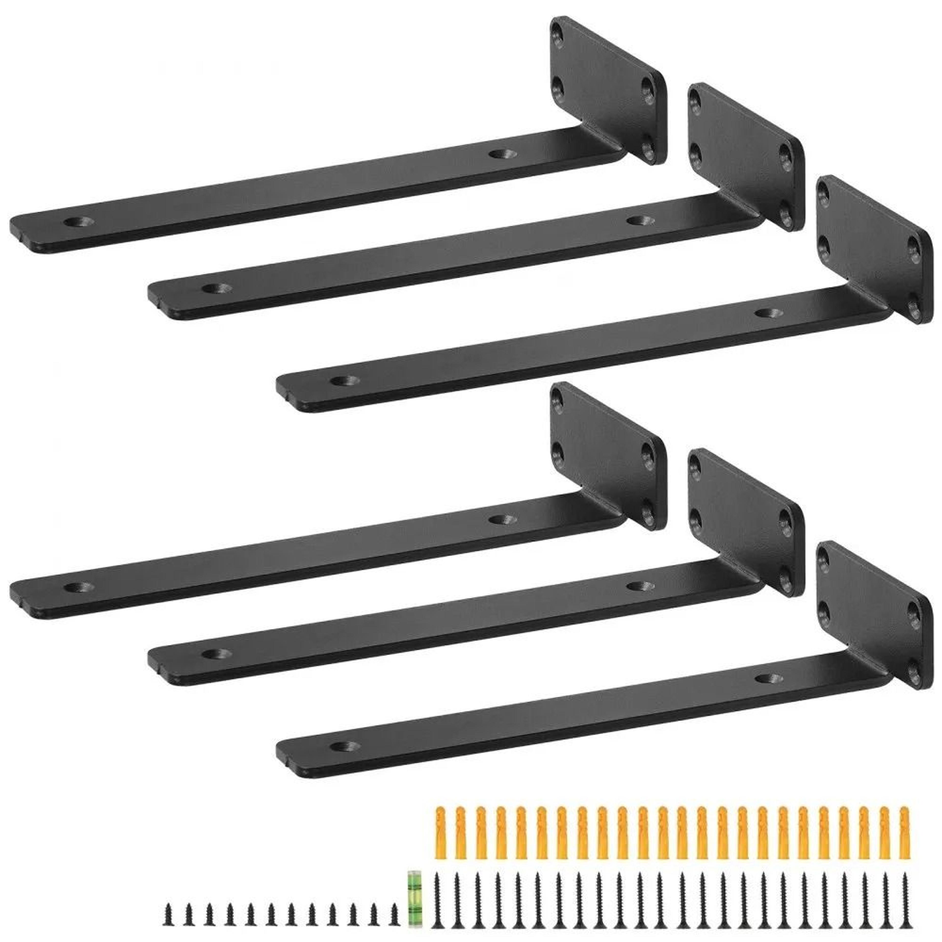 heavy duty floating shelf brackets 10 inch steel l brackets 160 lbs capacity