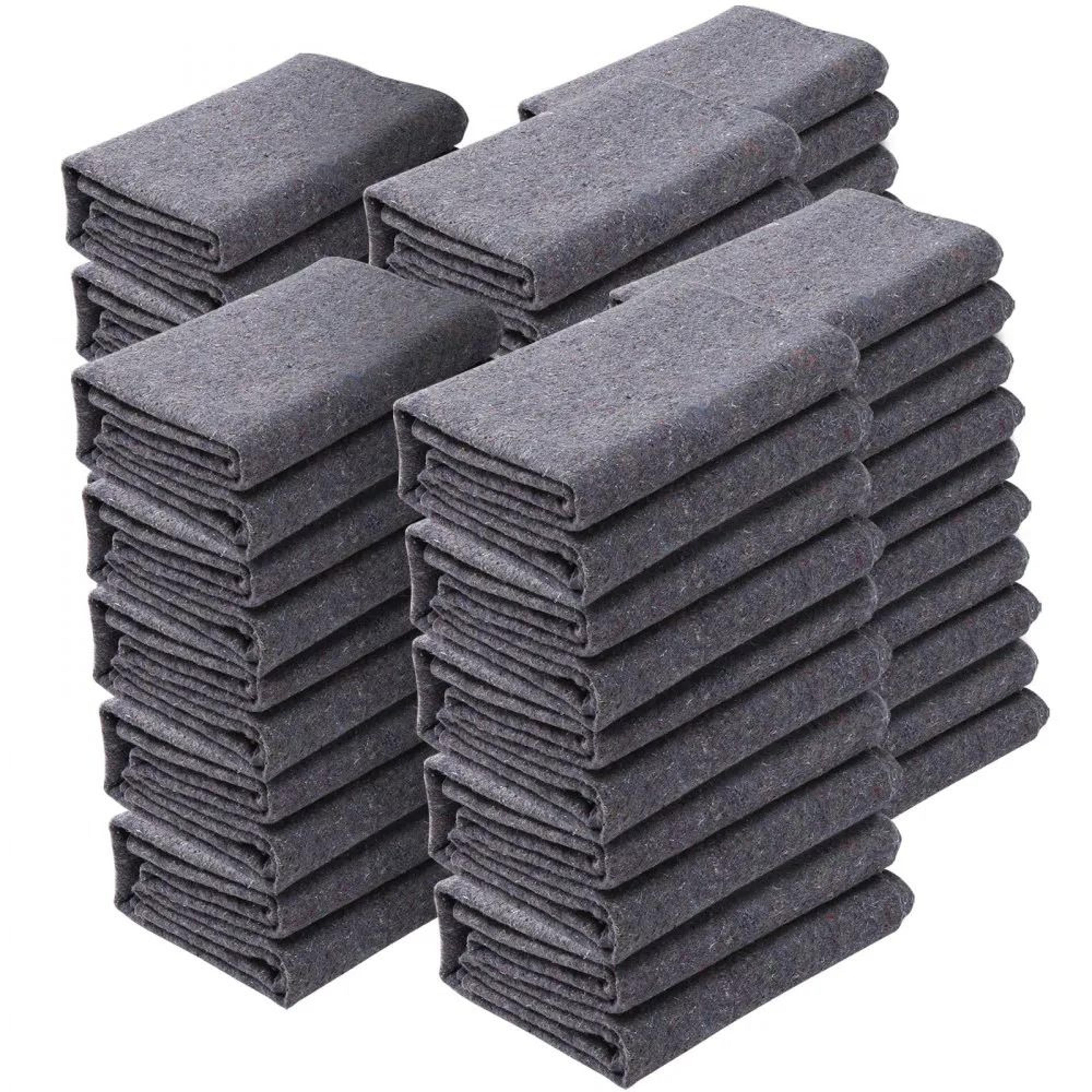 heavy duty moving blankets 24 pack recycled cotton furniture protection pads