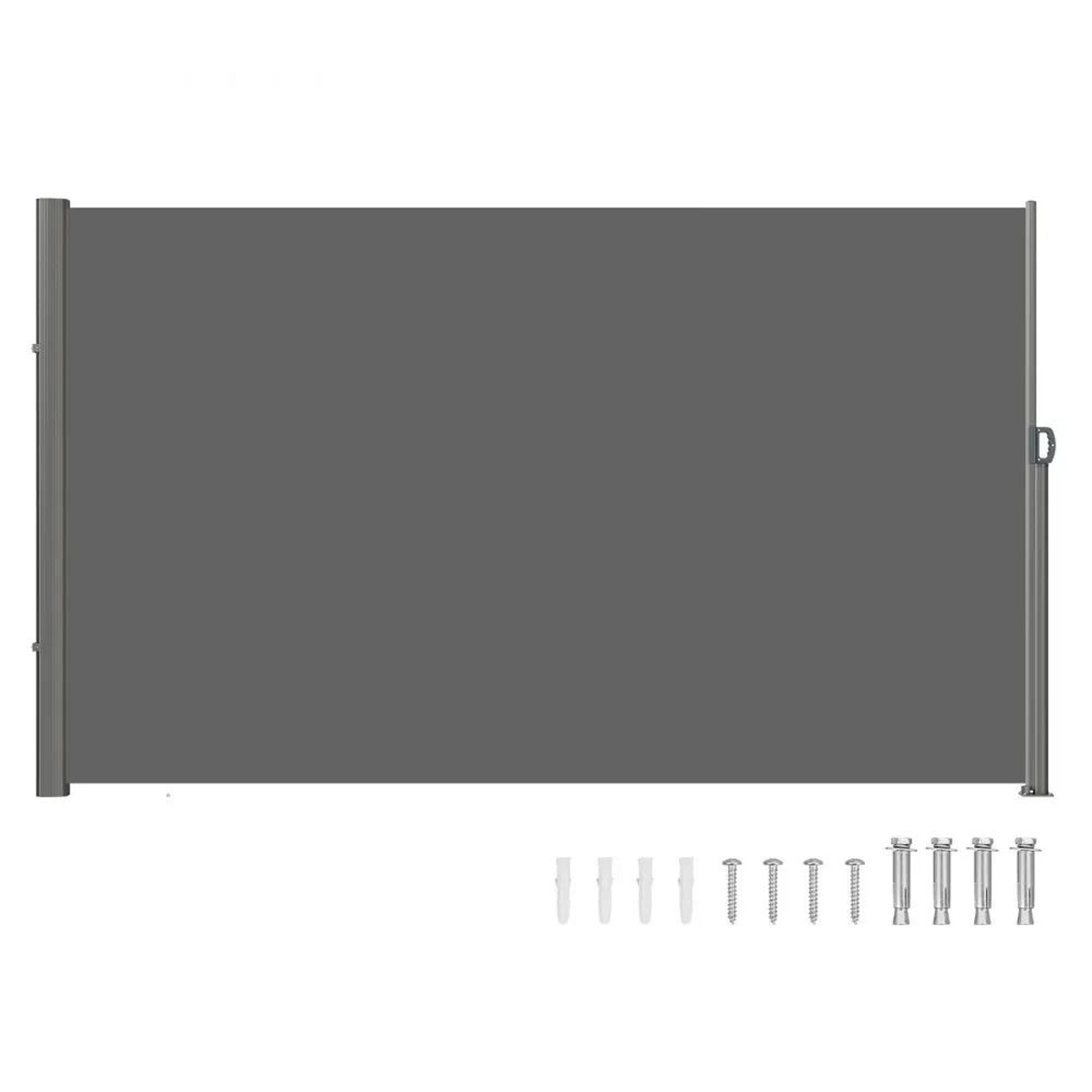 retractable side awning 71x118 inch outdoor privacy screen patio wind barrier