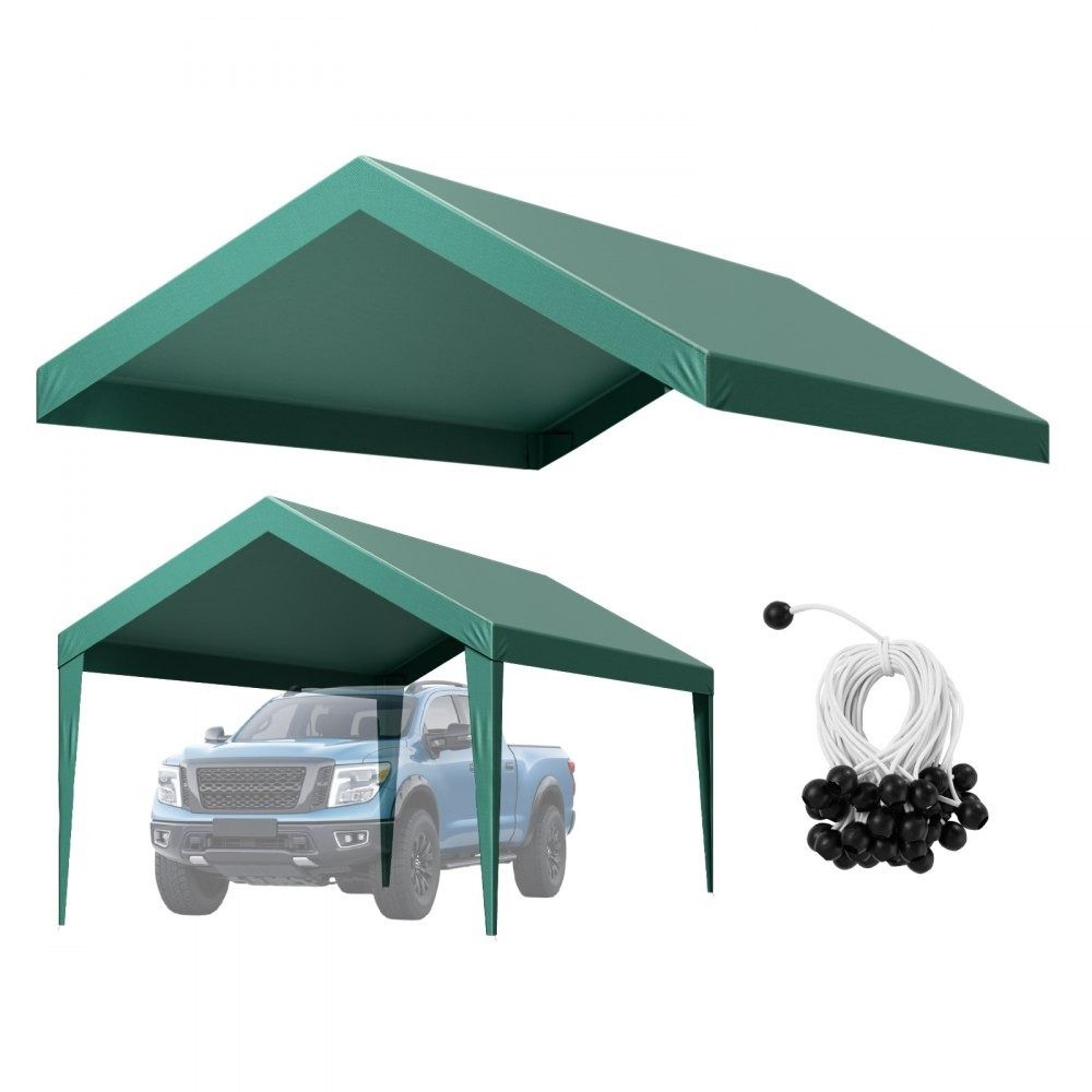 10 x 20 ft carport replacement canopy waterproof heavy duty cover