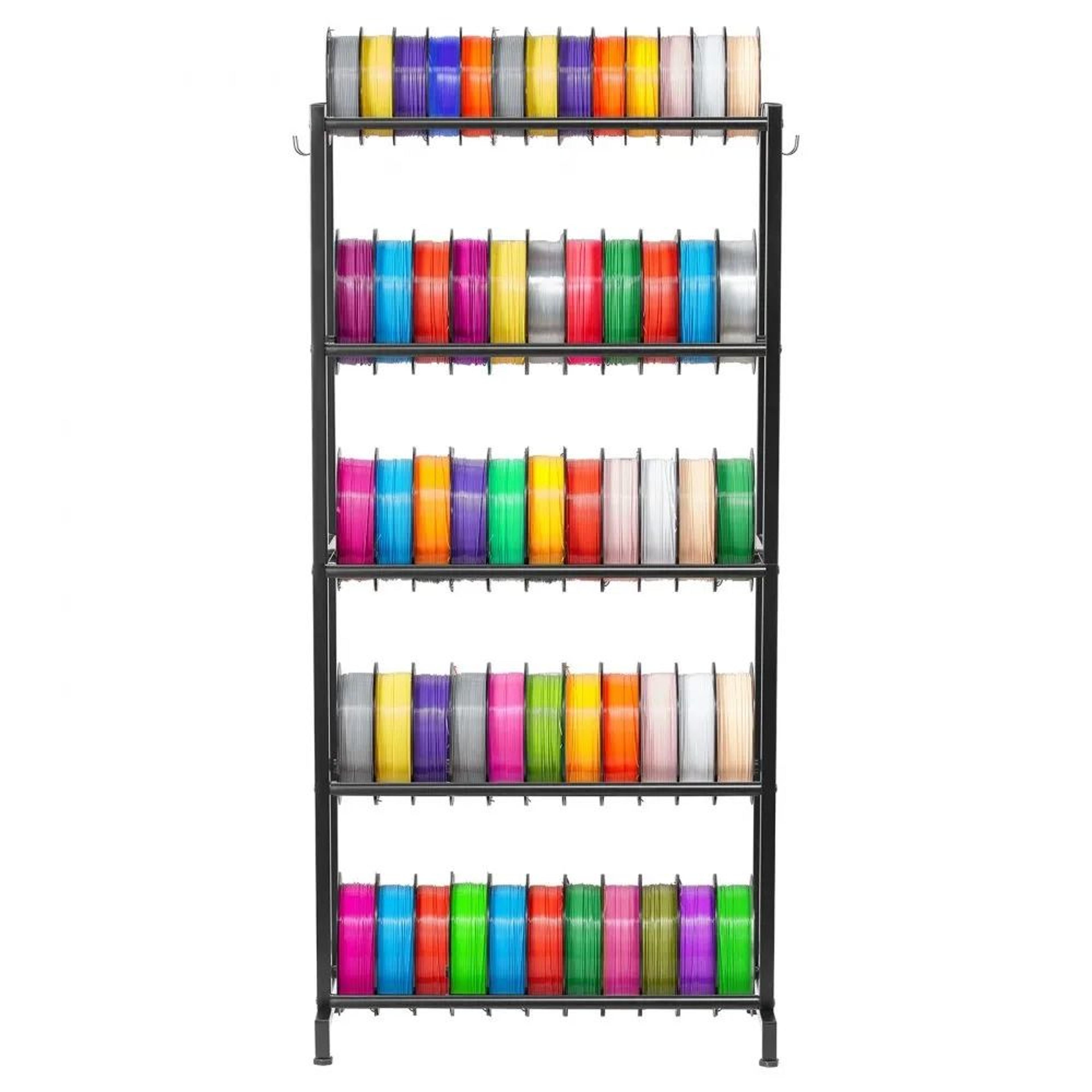 3d printer filament storage rack 5 tier filament spool holder organizer