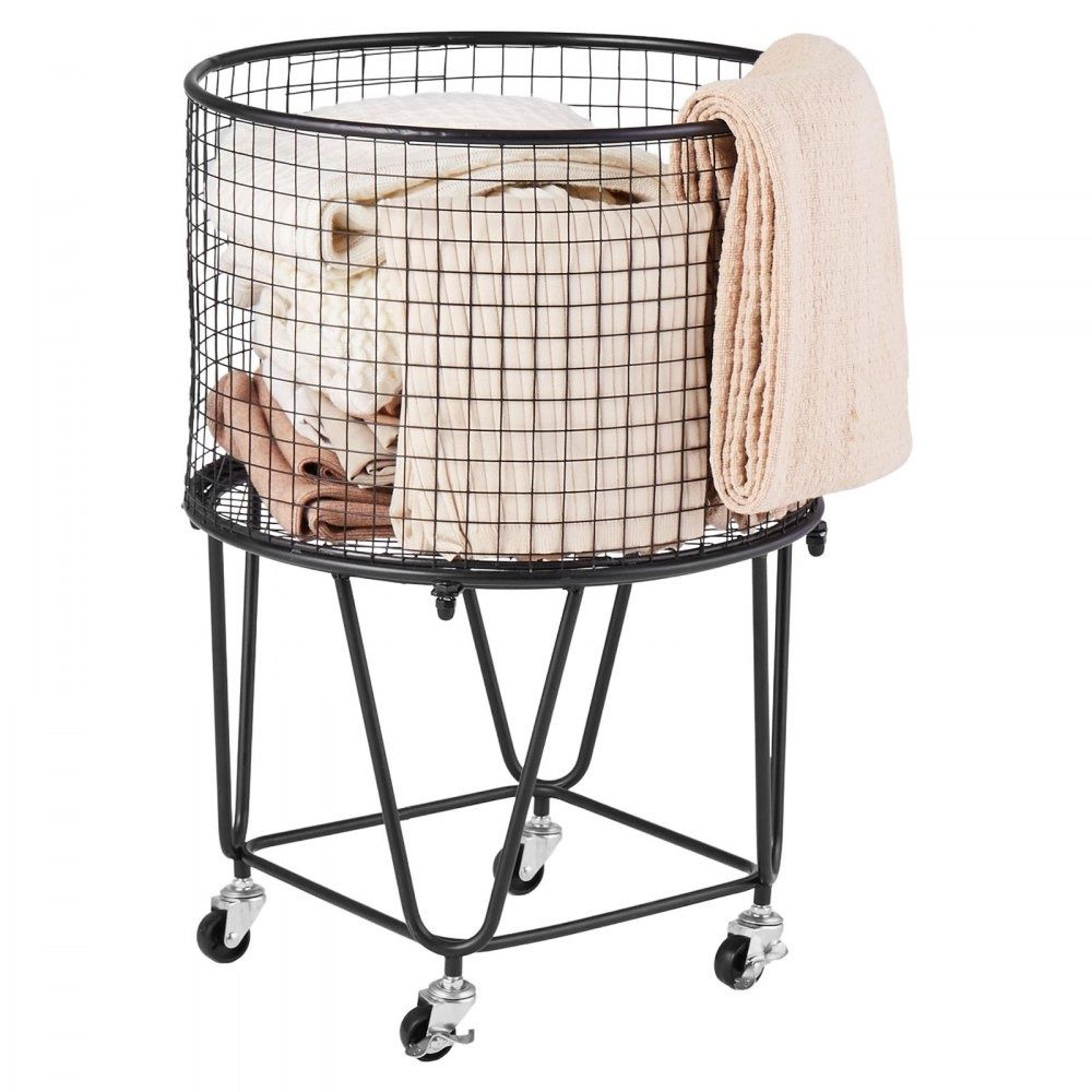 laundry cart heavy duty rolling utility cart with 360 swivel wheels 60 lbs capacity