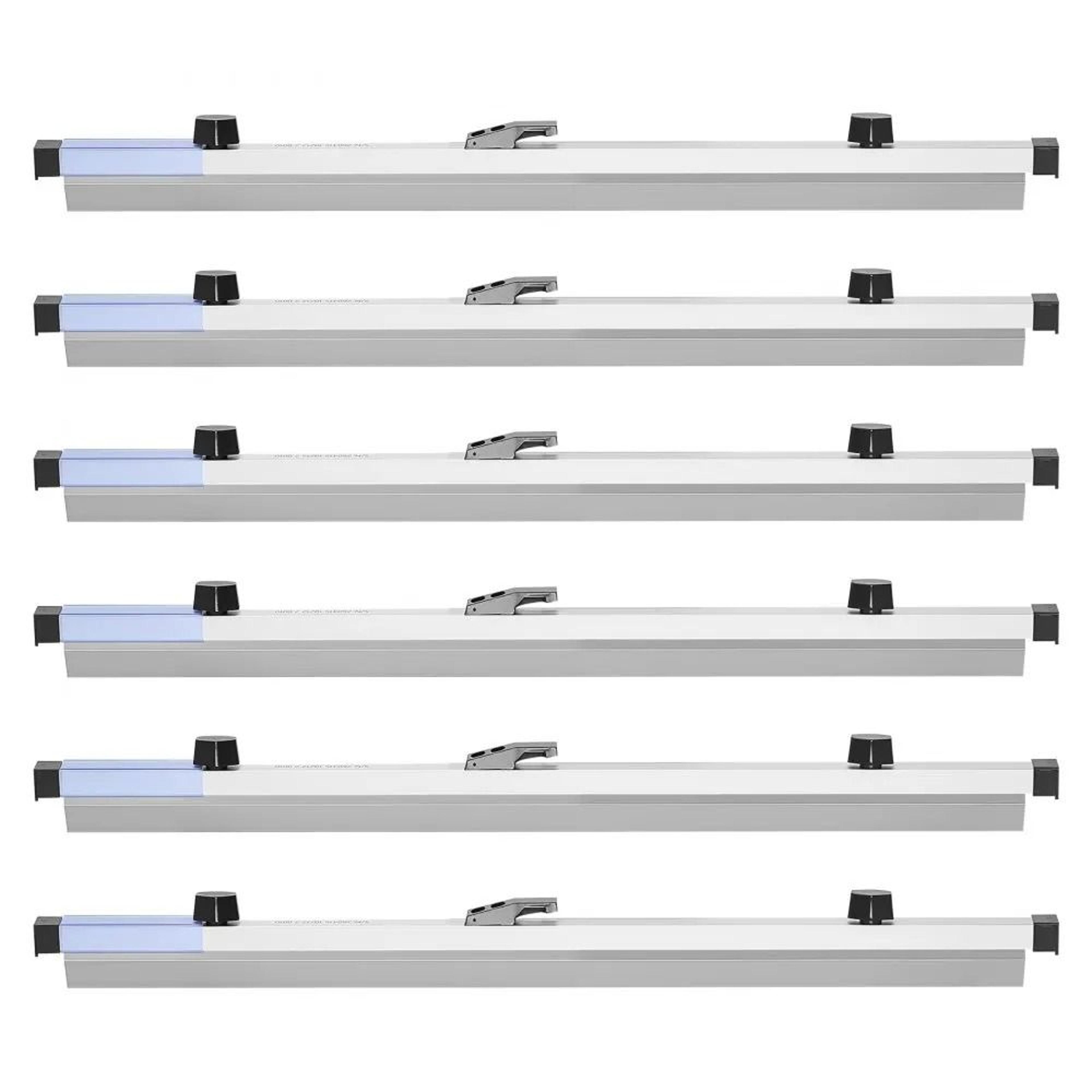 24 inch blueprint clamps aluminum hanging clips for document storage pack of 6