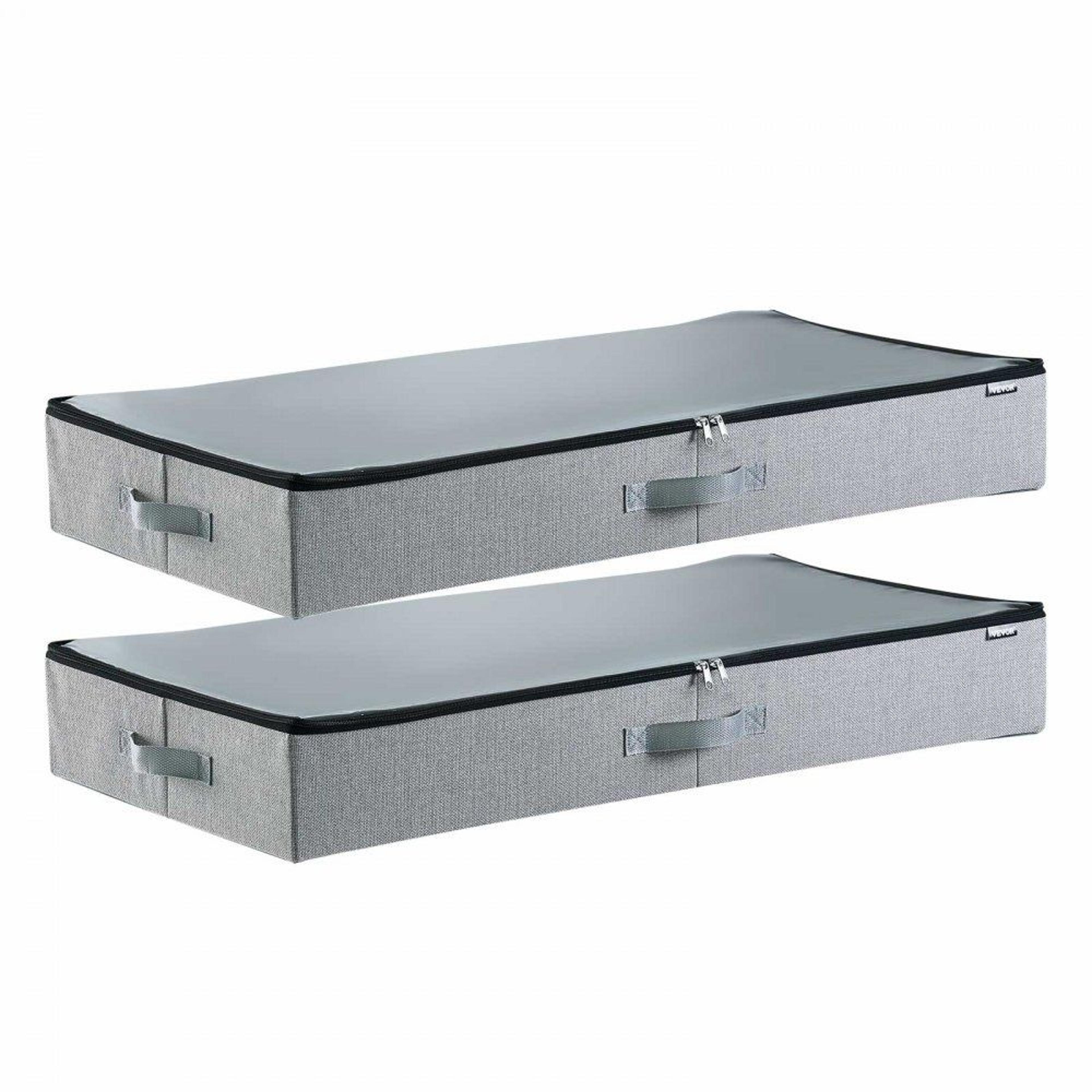 under bed storage with clear lid 45l large under bed storage containers shoe organizer 2 pack