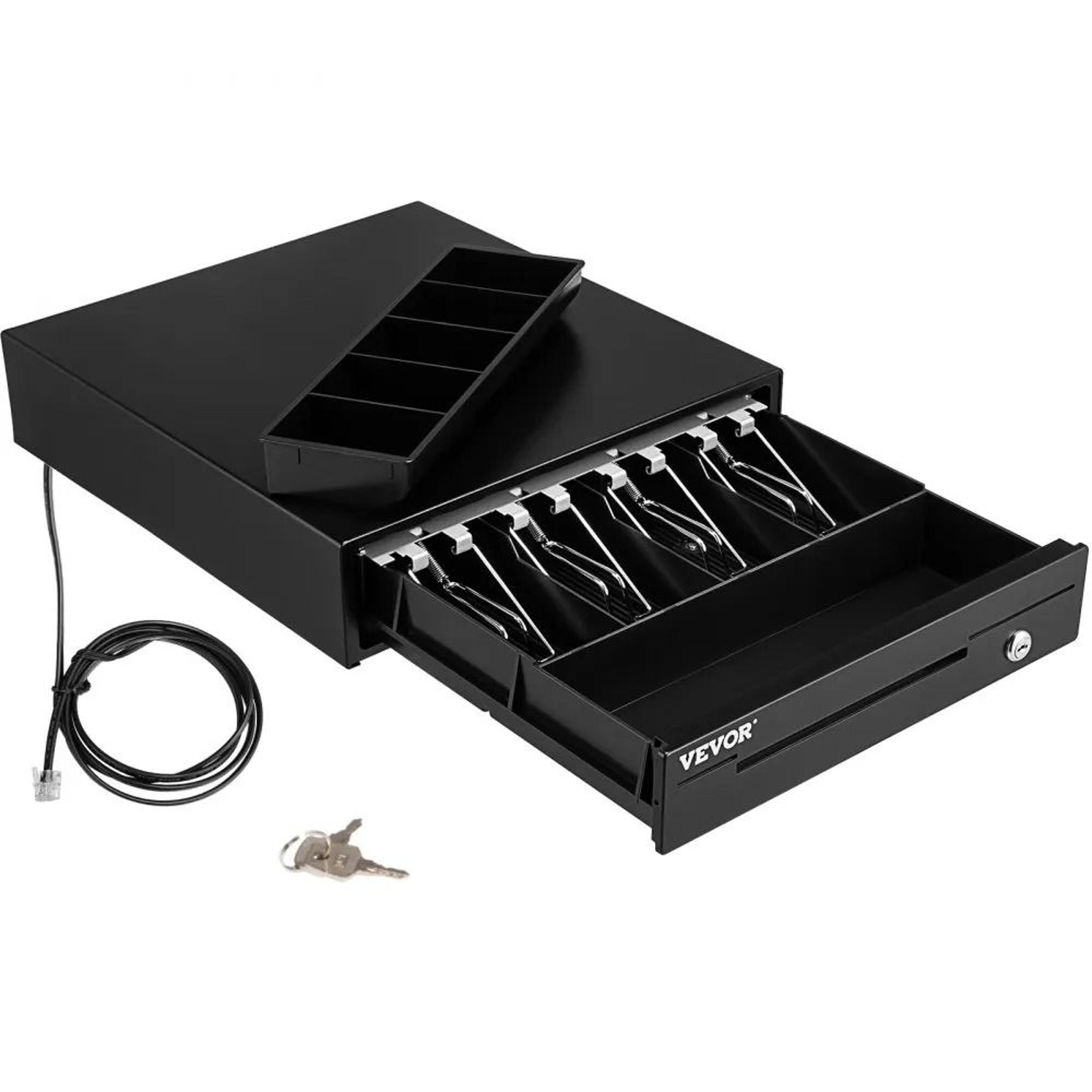 cash drawer 13 inch pos cash register drawer with 3 way unlocking and 4 bill 5 coin tray