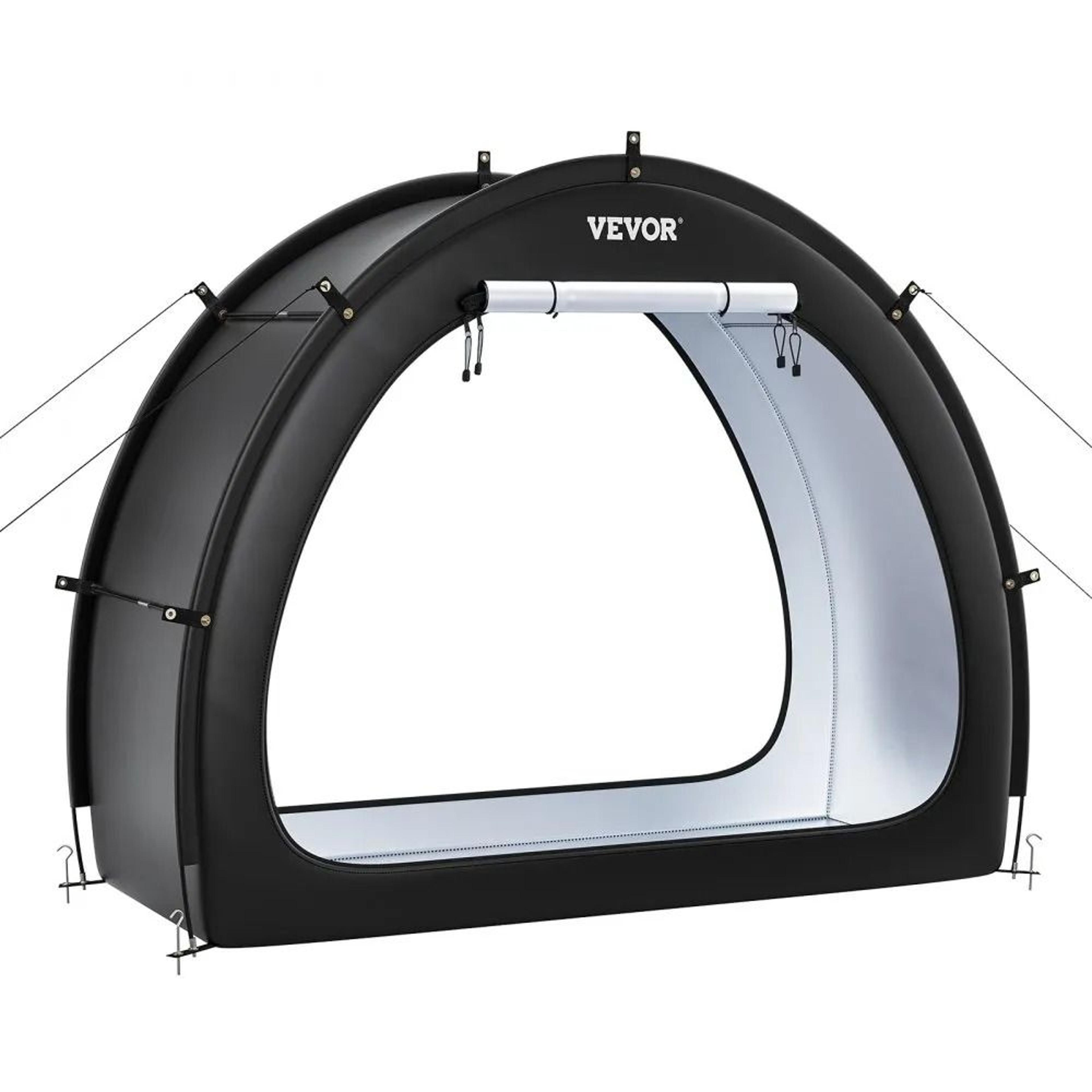 outdoor bike storage tent for 1 to 2 bikes waterproof bicycle shelter with ventilation
