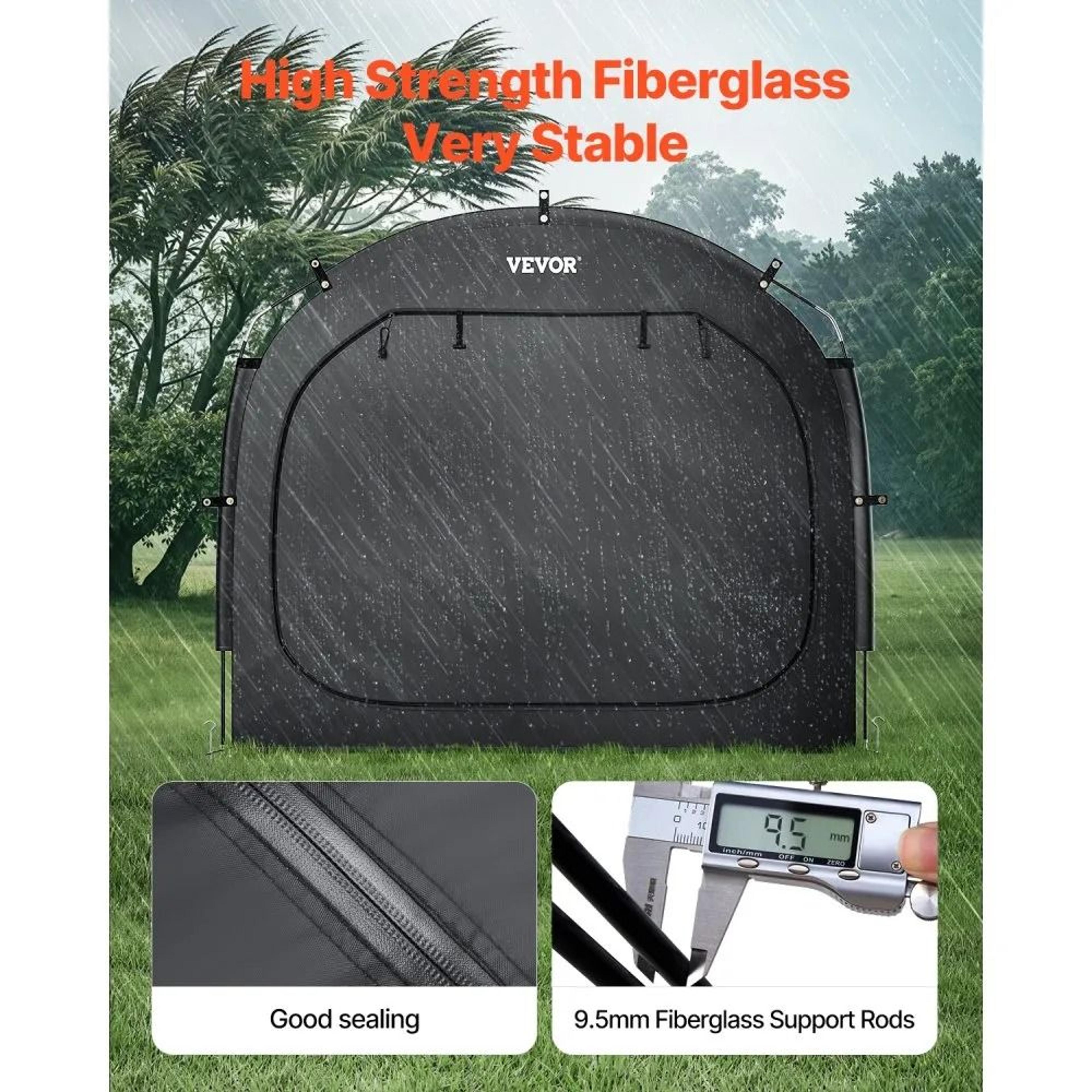 Bike Storage Tent For 4 To 5 Bikes Waterproof Outdoor Bicycle Storage Shelter 6