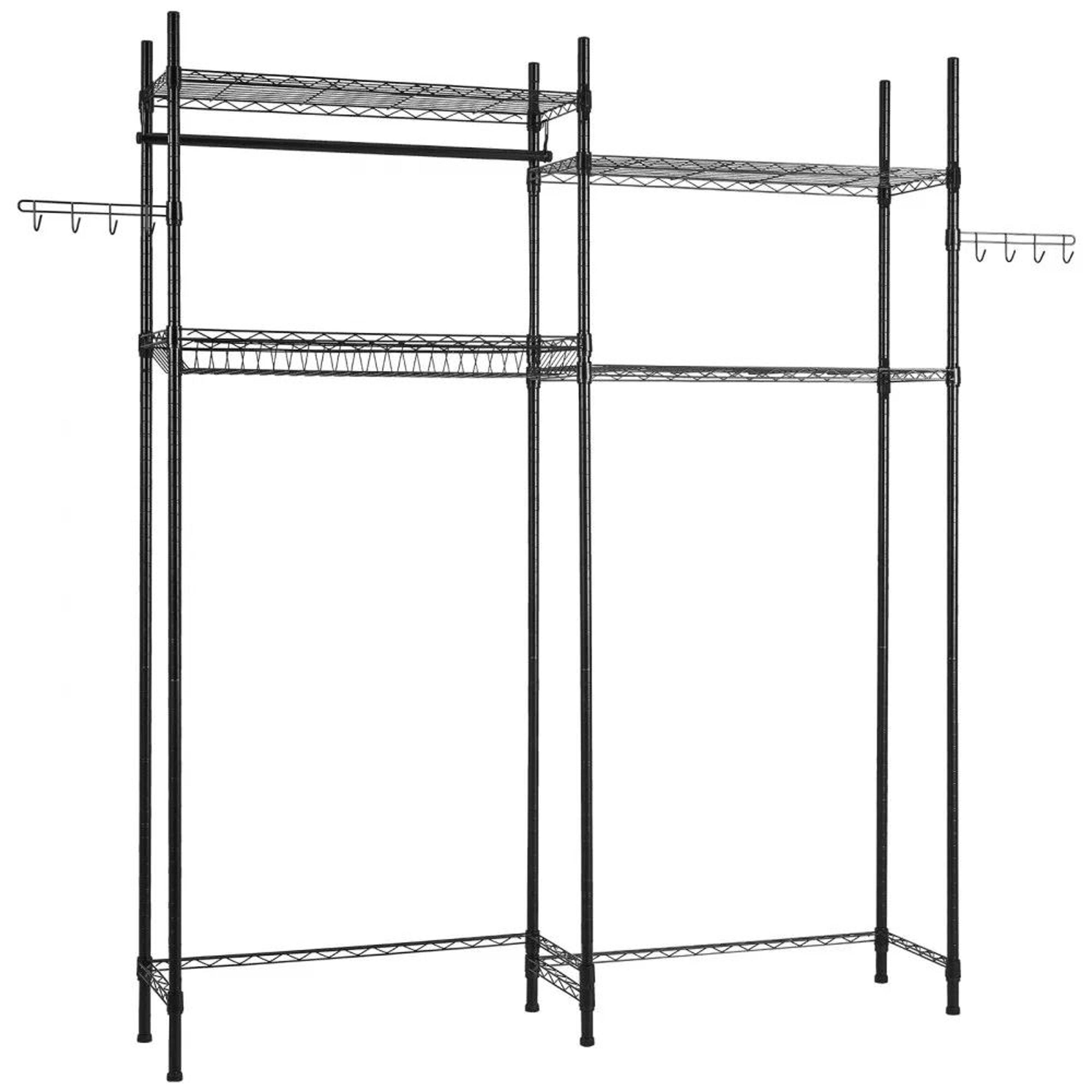 Over Washer Dryer Storage Shelf 4 Tier Laundry Room Organizer Rack 8