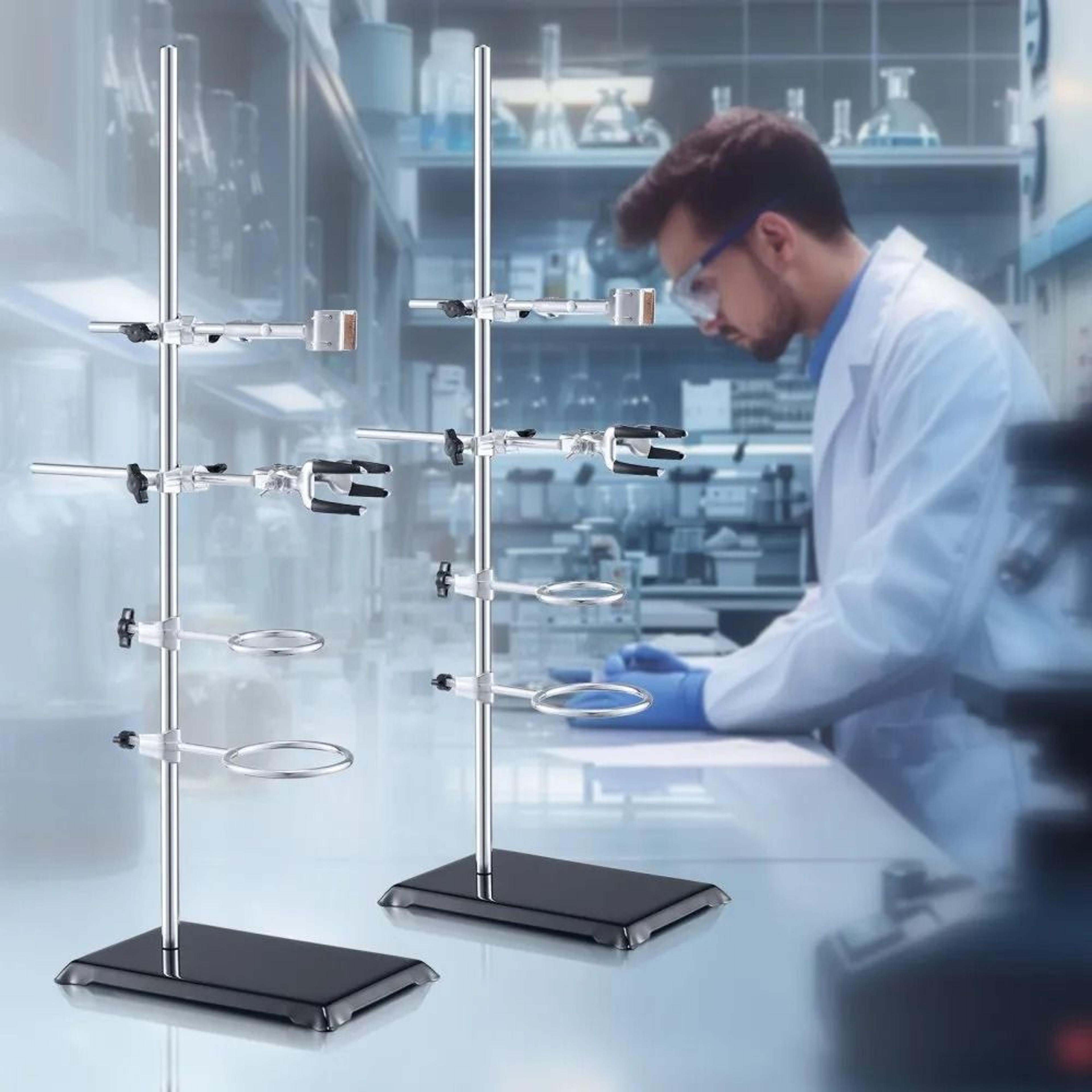 Lab Stand Support With Clamp Set For Laboratory Experiments 6
