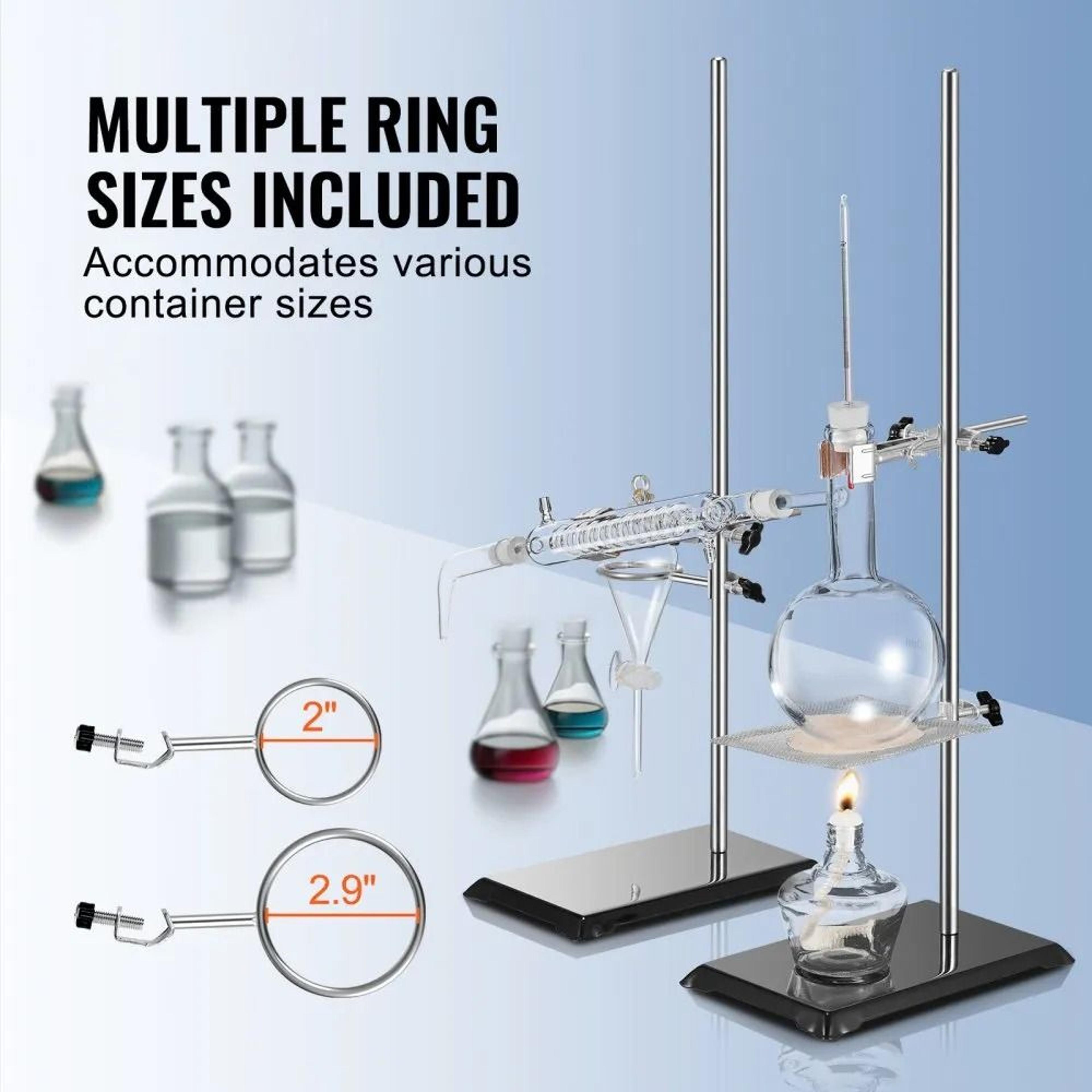 Lab Stand Support With Clamp Set For Laboratory Experiments 3