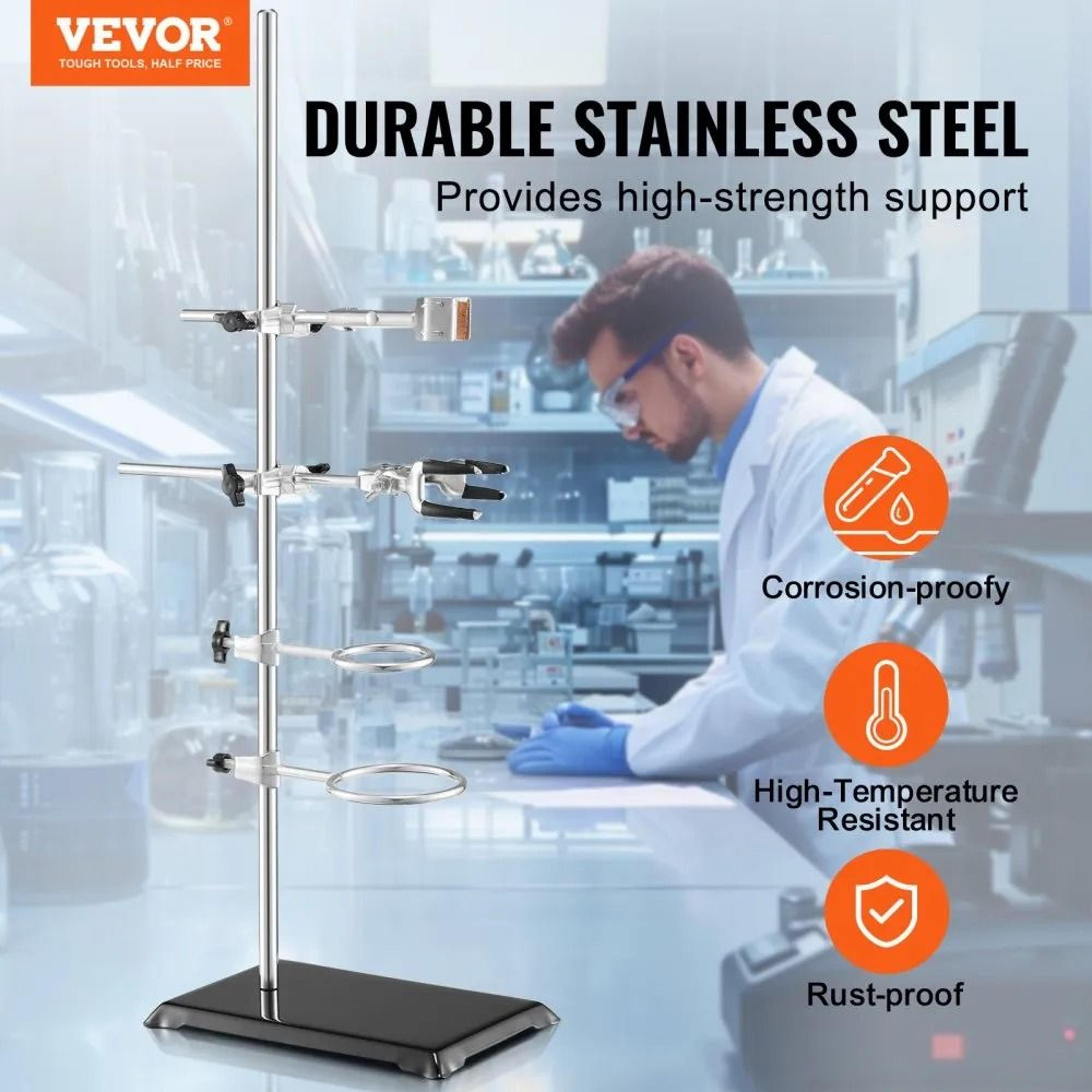 Lab Stand Support With Clamp Set For Laboratory Experiments 1