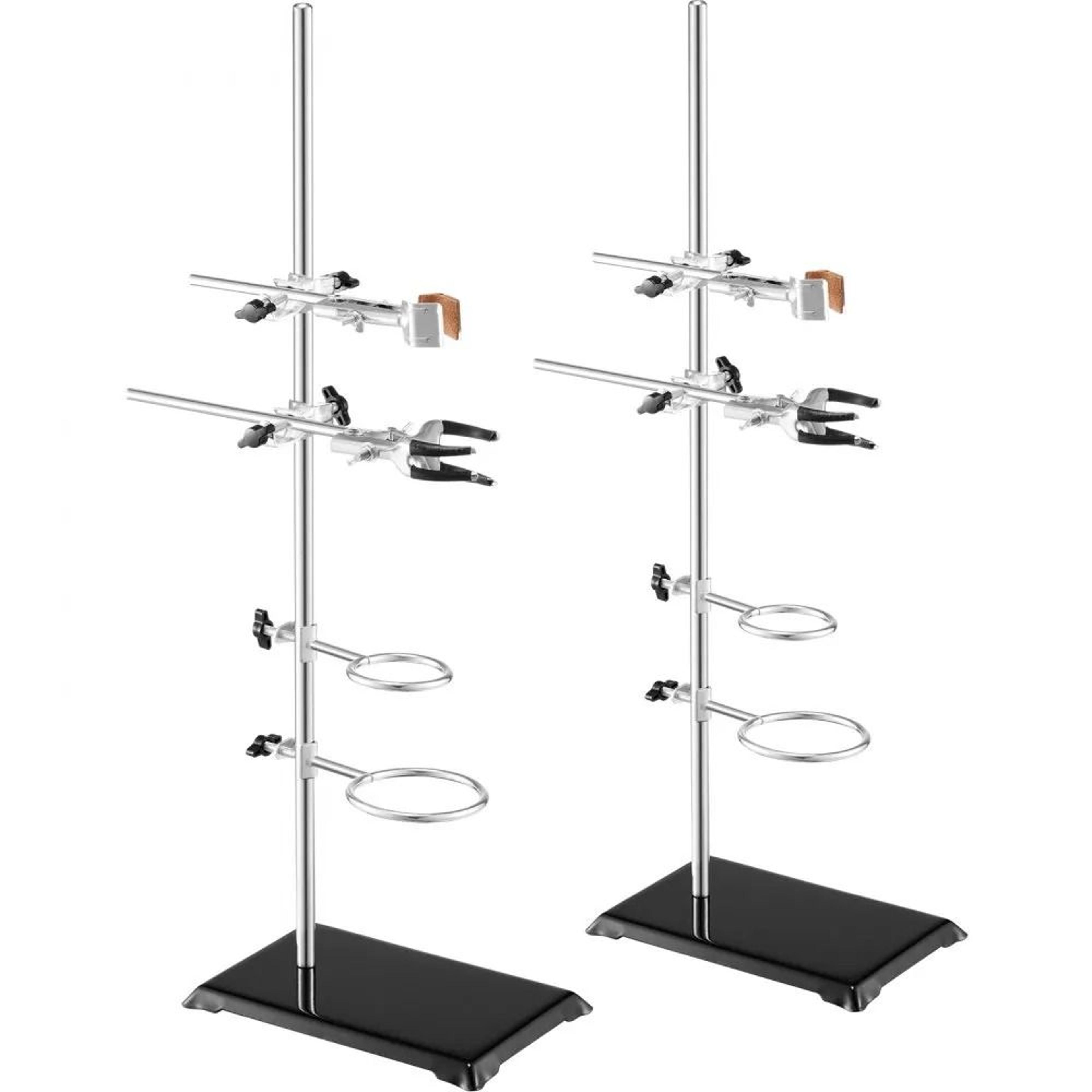 lab stand support with clamp set for laboratory experiments