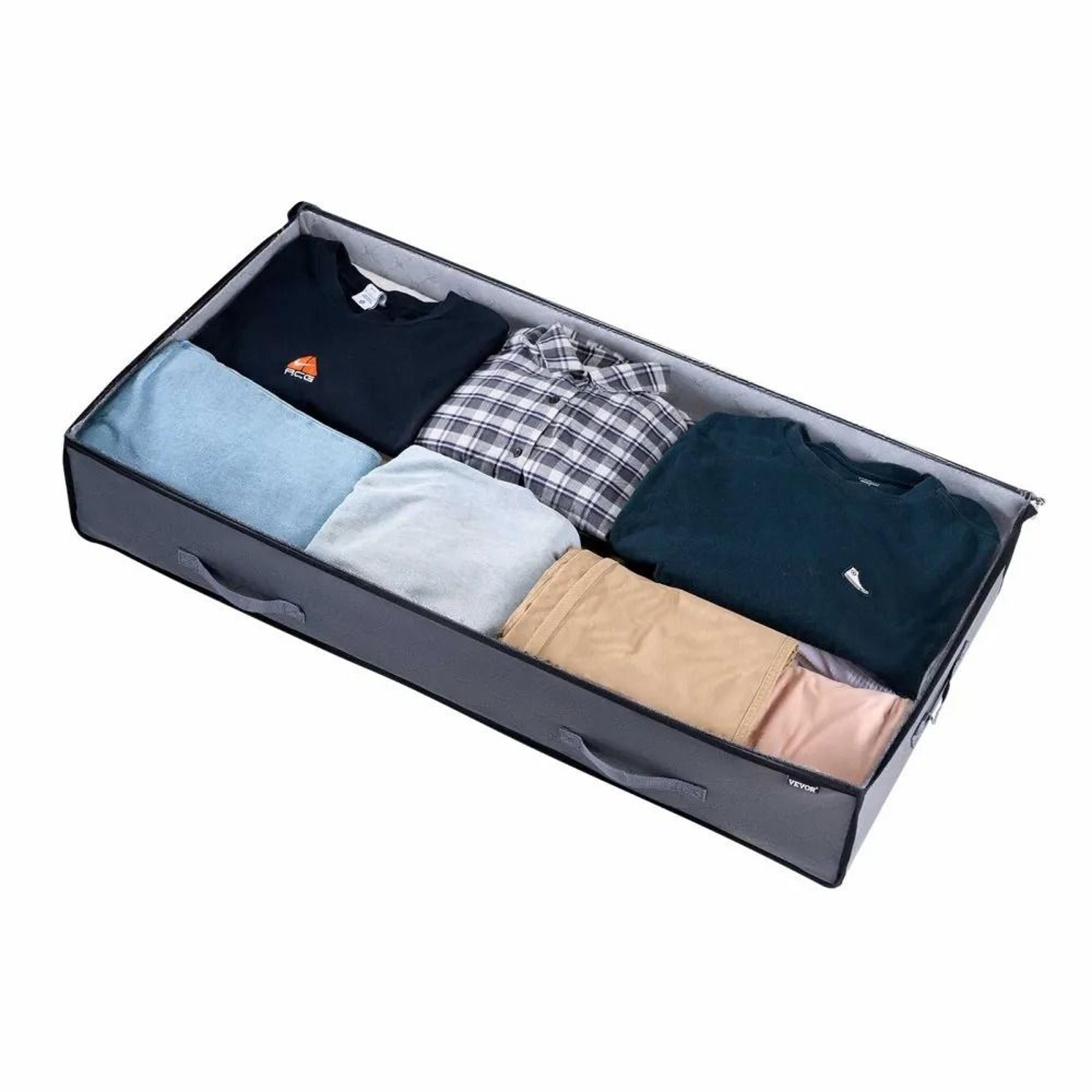 90L Under Bed Storage Containers With Clear Lids For Clothes Shoes And Blankets 8