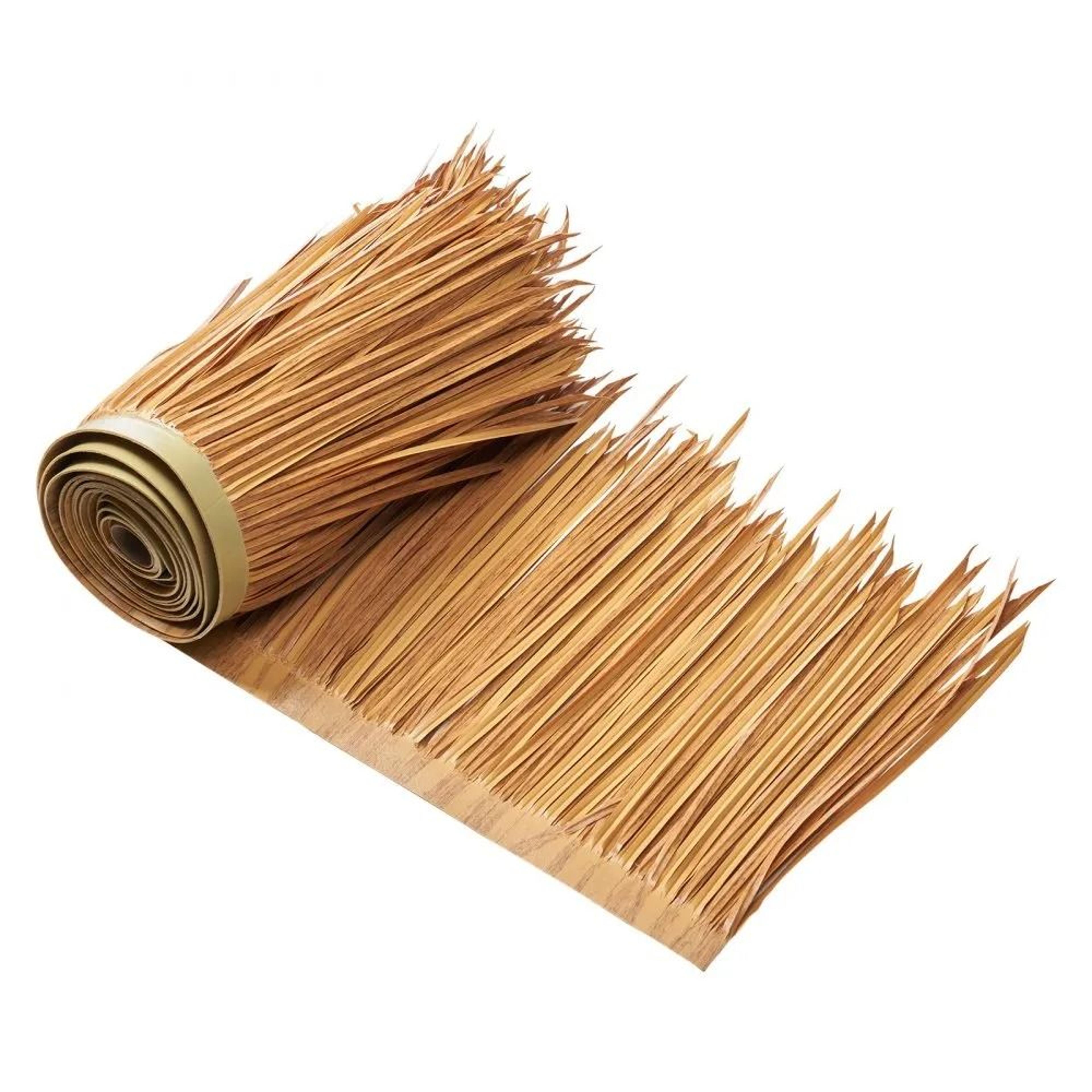 artificial thatch roof roll 1.3 x 3.2 ft mexican tiki hut grass roofing for patio decor