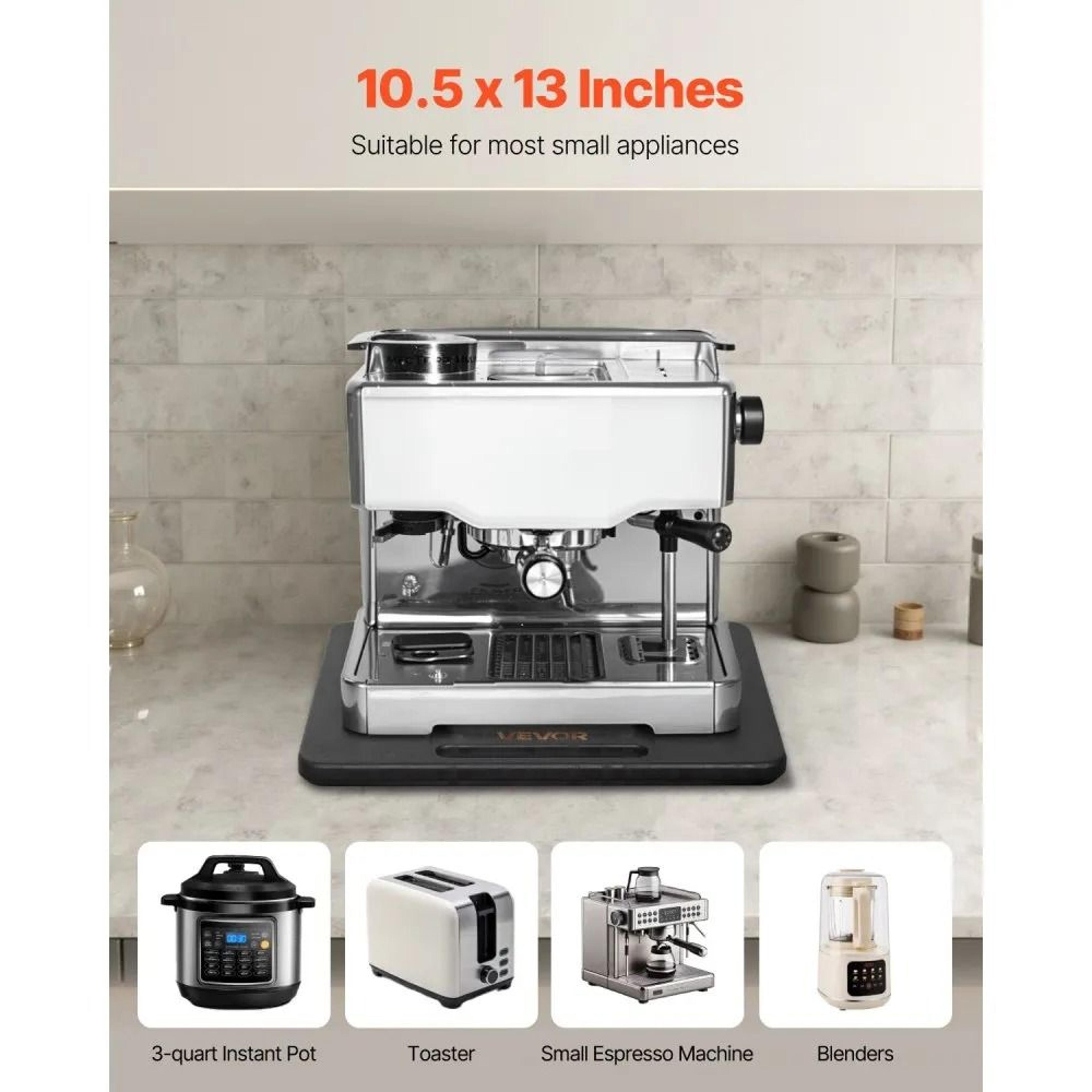 Appliance Slider 105 X 13 Inch Rolling Tray For Coffee Maker And Kitchen Appliances 2