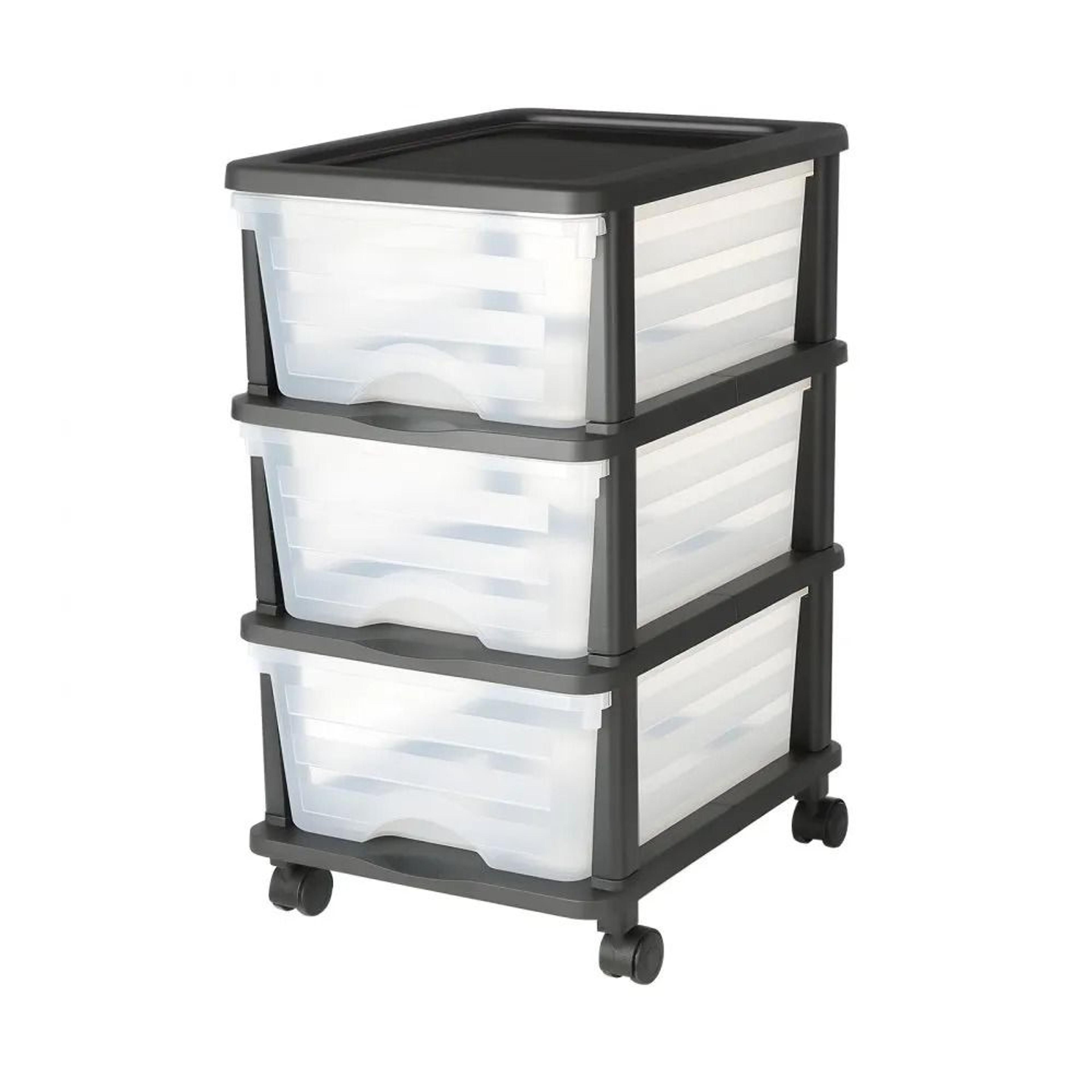 3 drawer plastic storage drawers cart rolling storage organizer with wheels