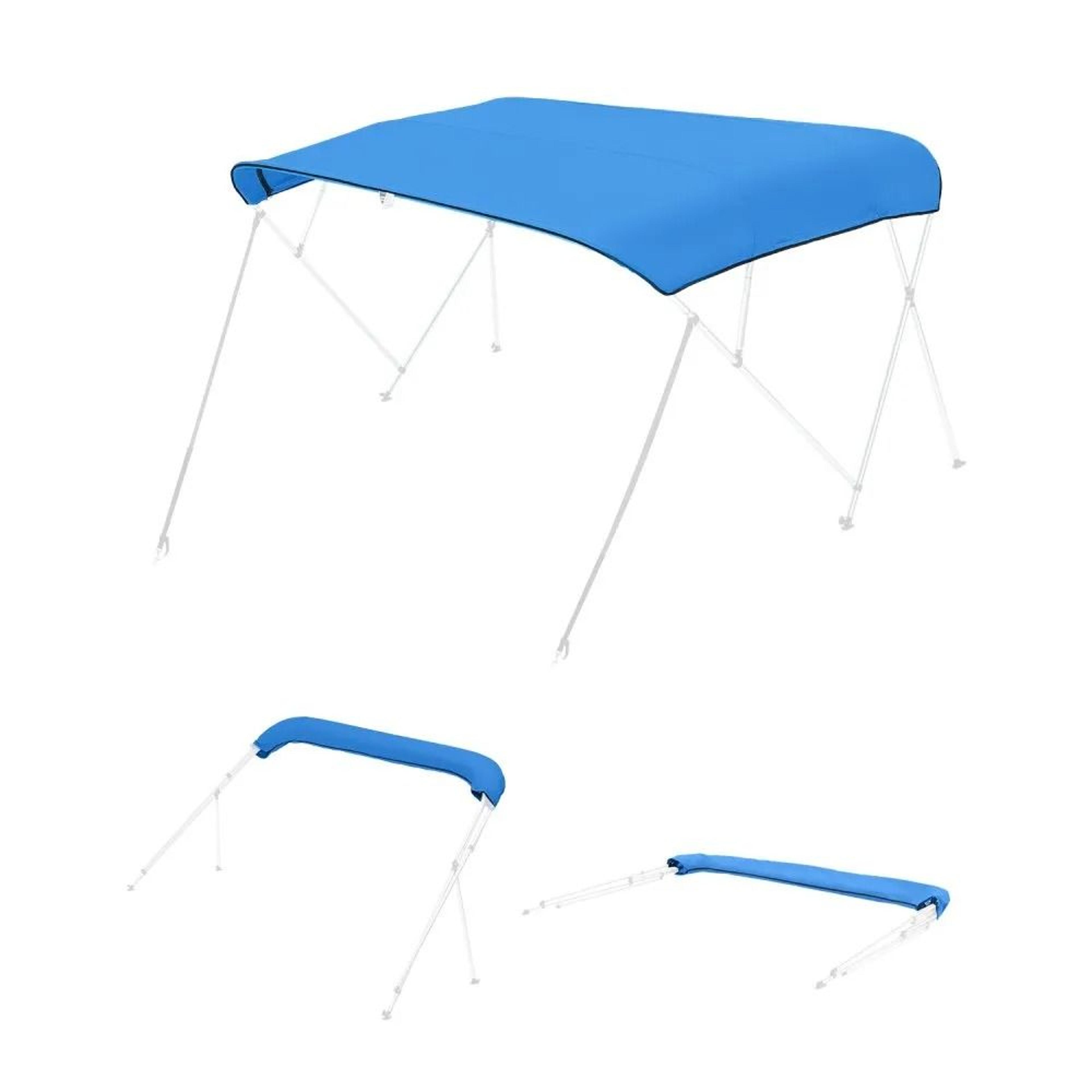4 bow bimini top replacement cover 600d marine grade boat sun shade