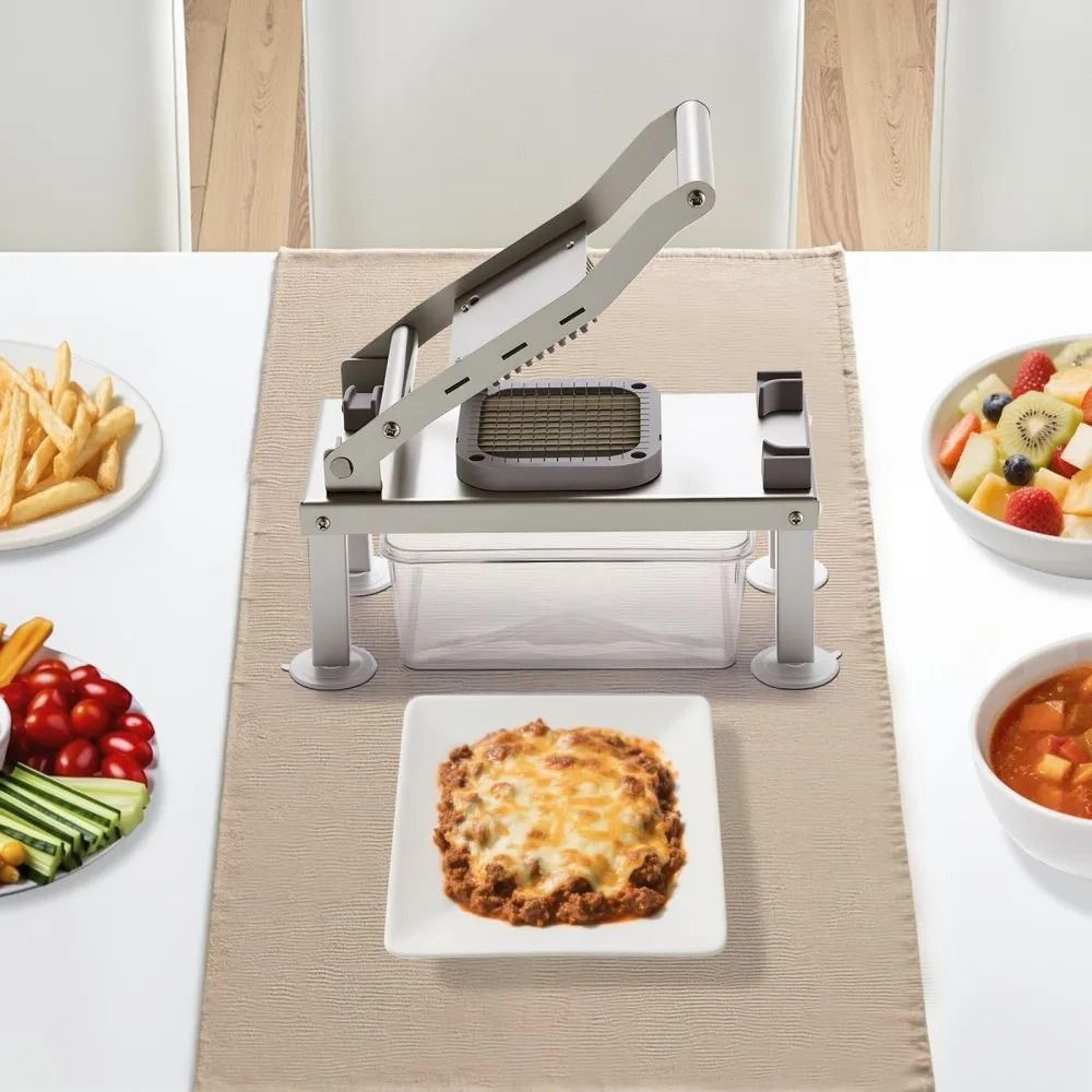 8 Blade Vegetable Chopper Mandoline Slicer With Food Container 5