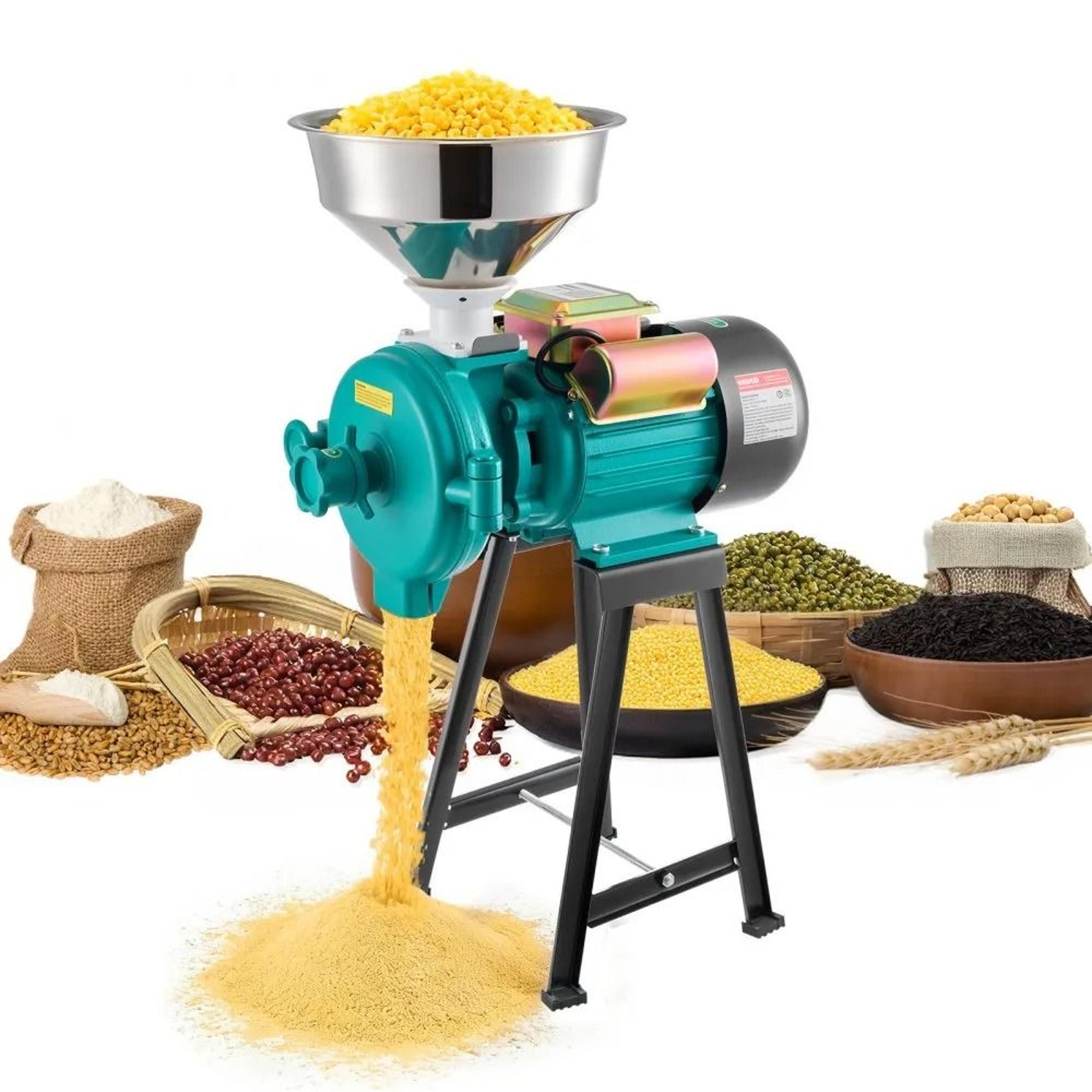 commercial electric grain mill grinder 1500w for fine flour and spices