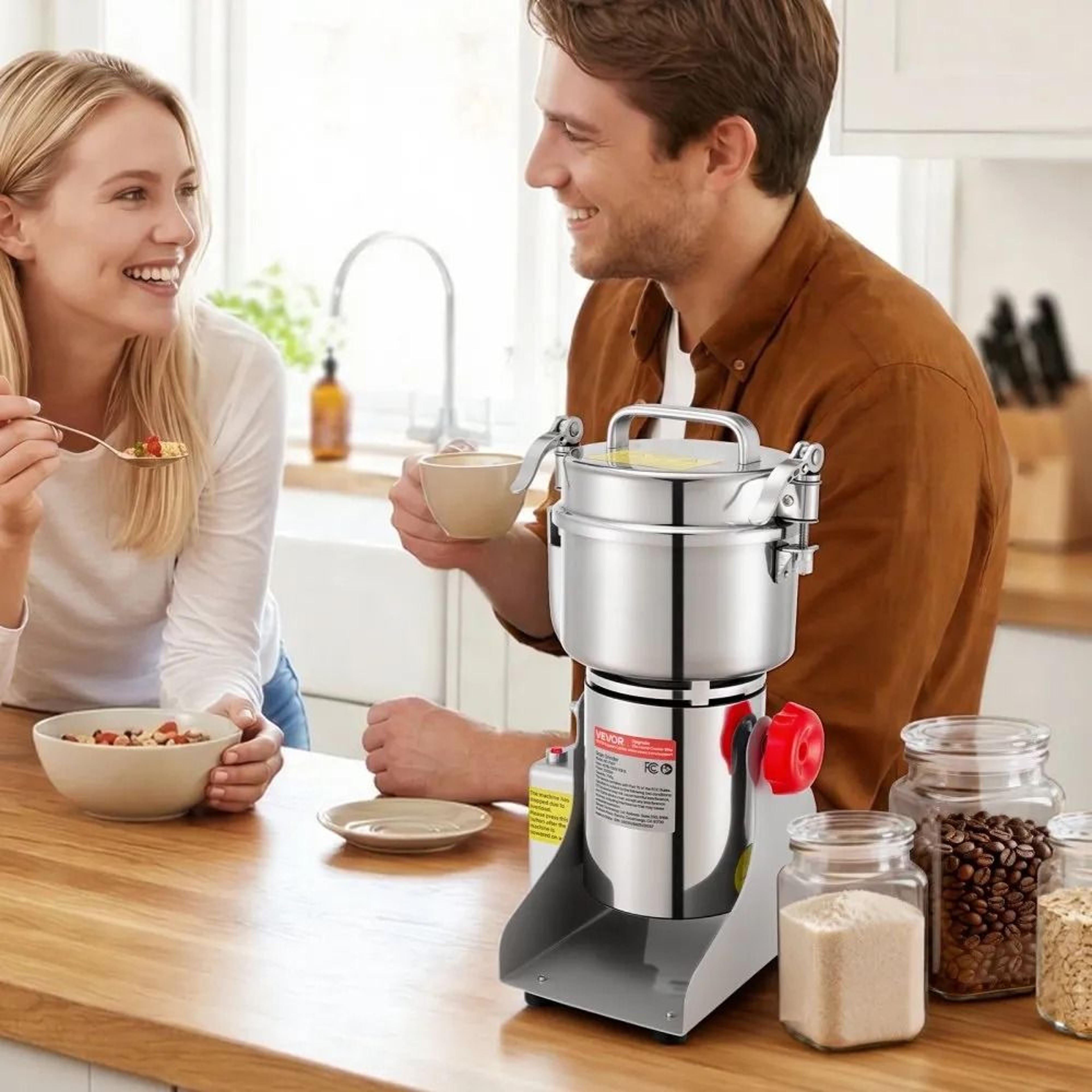 750g Electric Grain Mill Grinder High Speed Spice And Coffee Powder Machine 7
