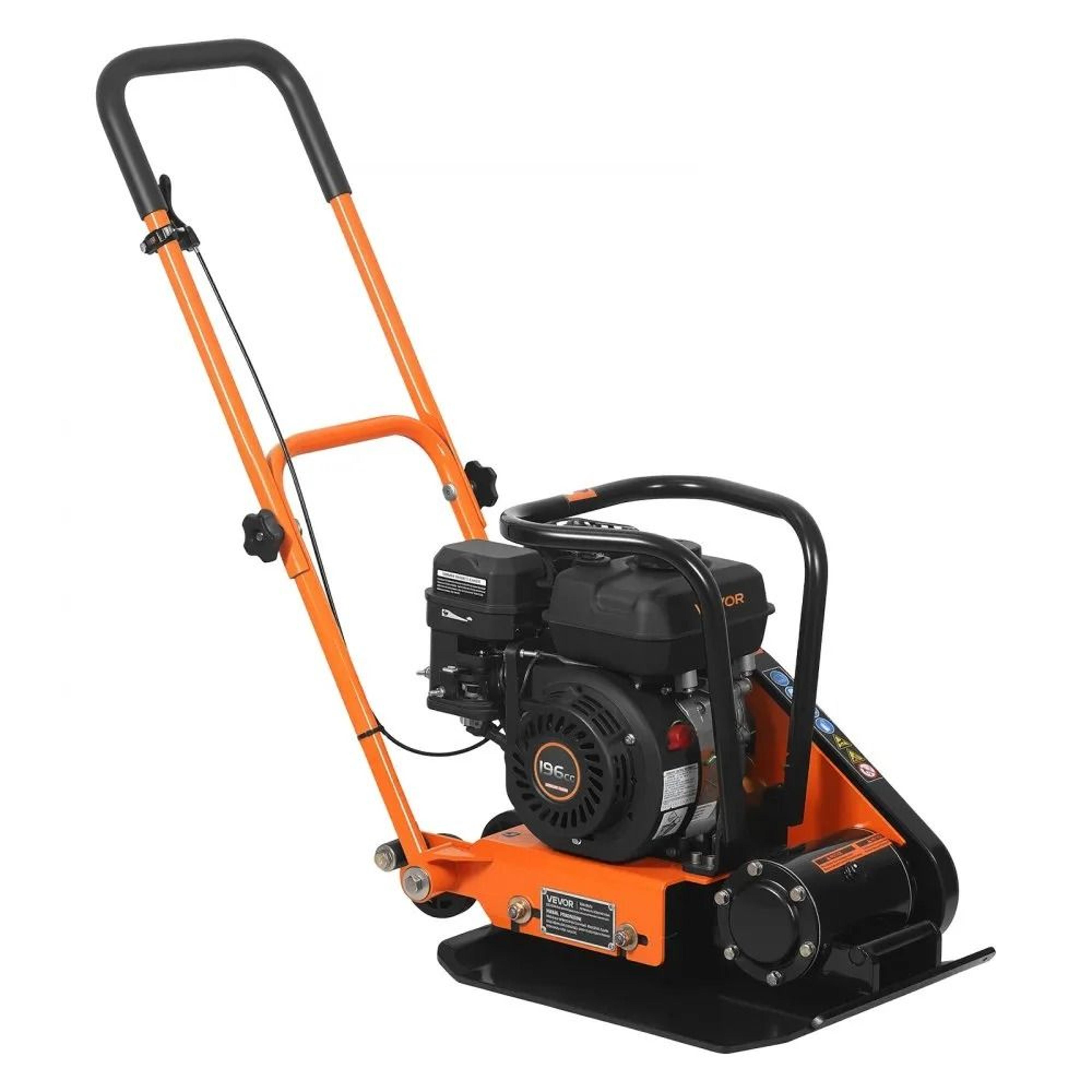Plate Compactor 65HP Gas Powered Vibrating Ground Rammer For Soil Asphalt Pavers 7