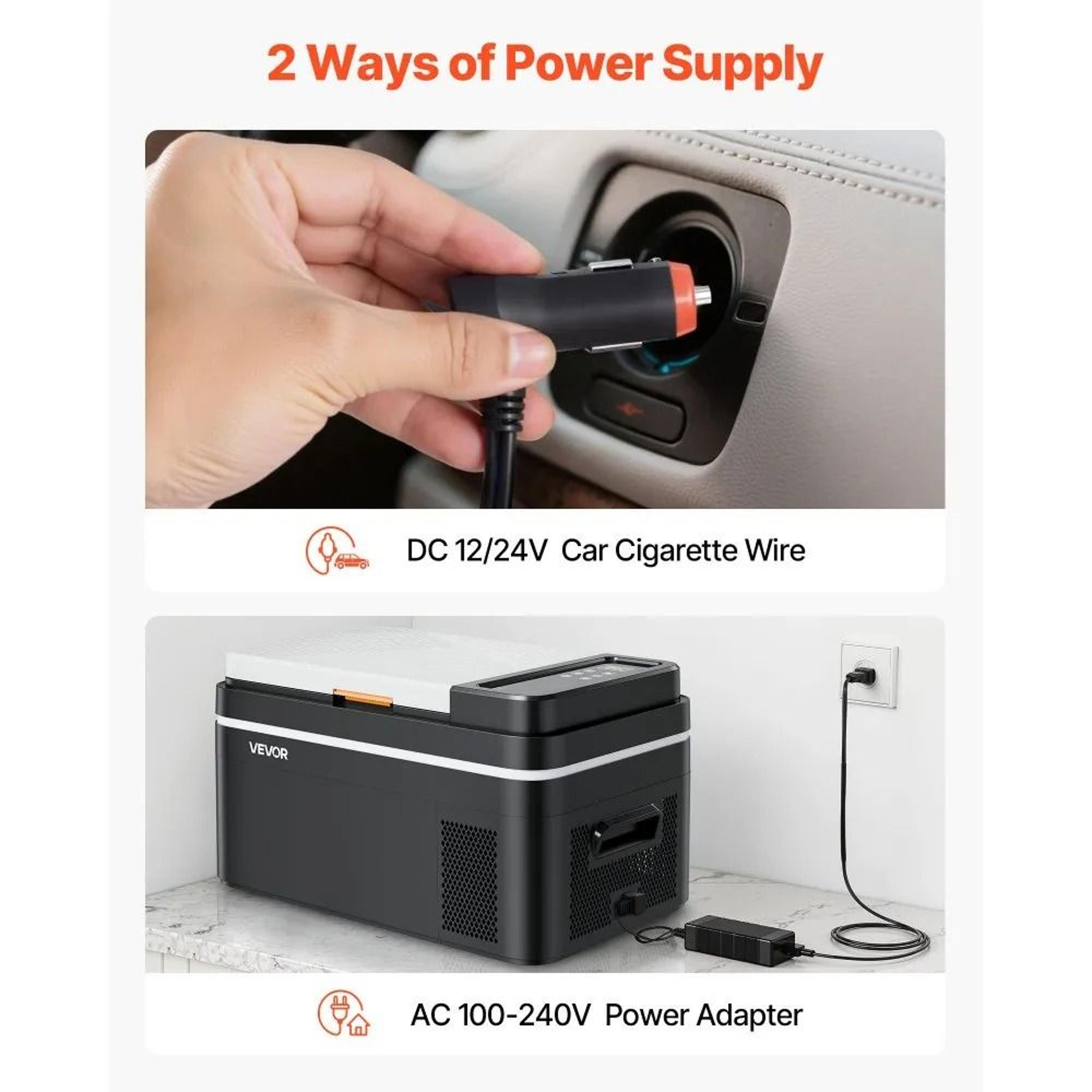 23 QT Portable Car Refrigerator With APP Control Compressor Freezer 2