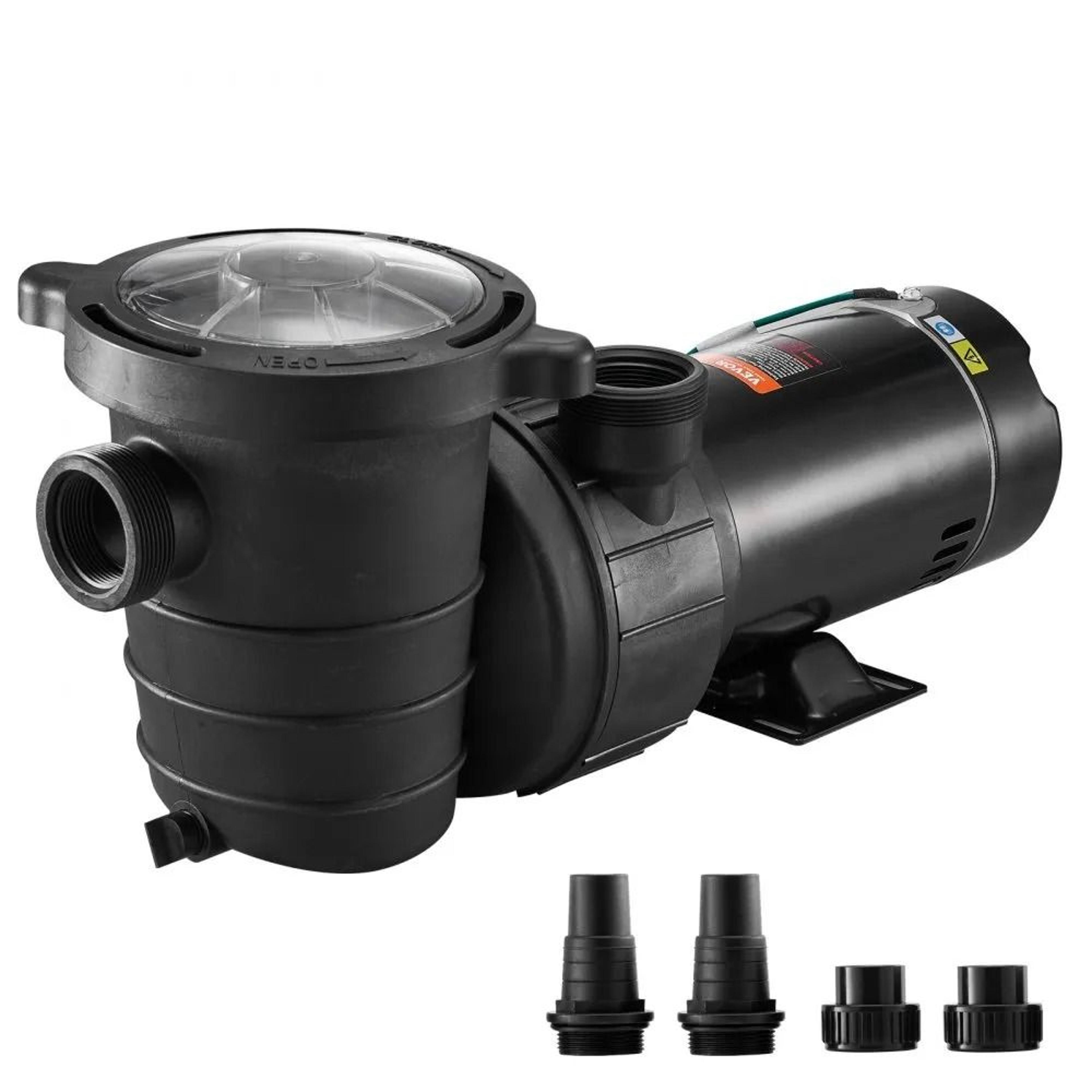 2HP Swimming Pool Pump 5400 GPH High Flow Above Ground Pool Filter Pump 0