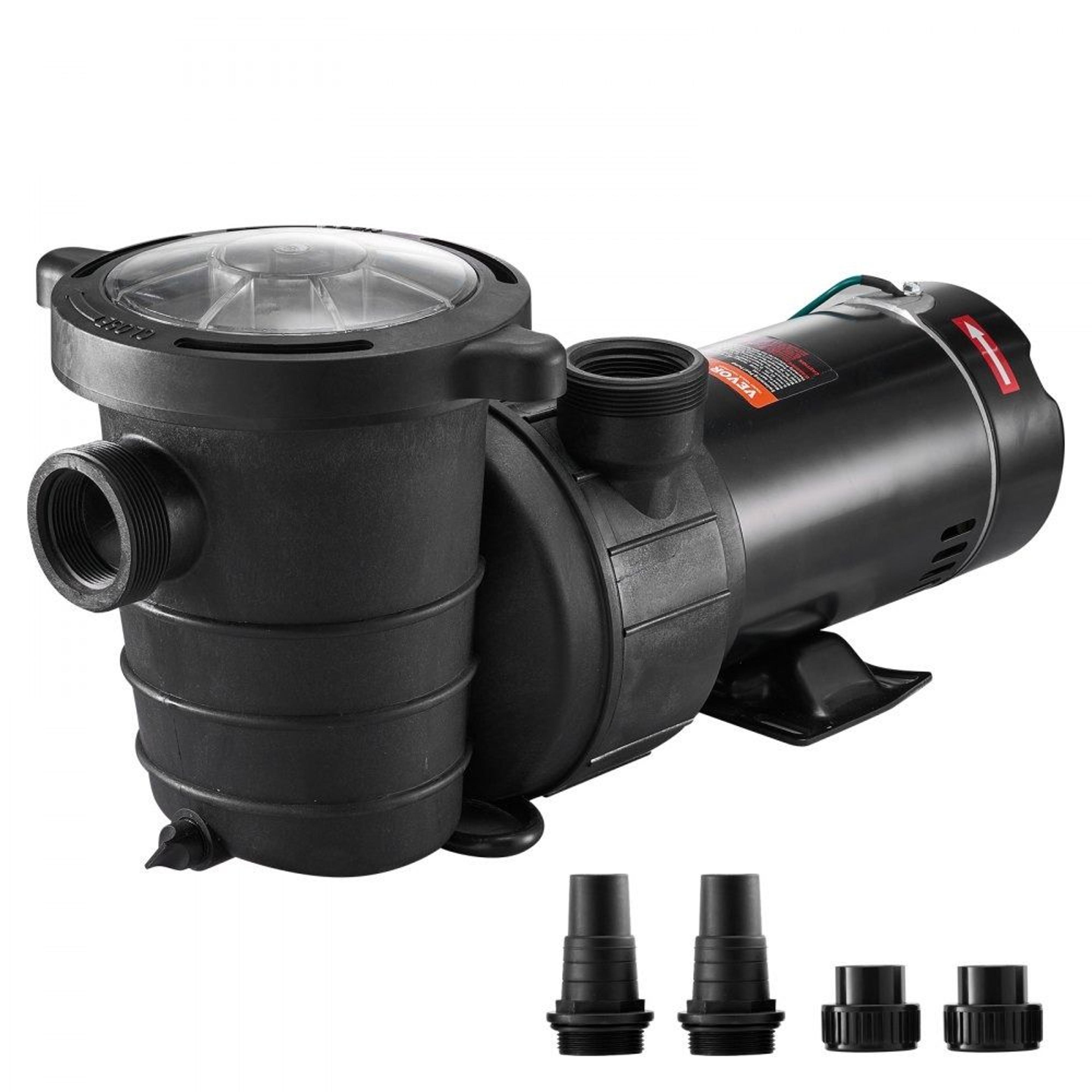 1.5hp swimming pool pump with strainer basket 5280 gph flow