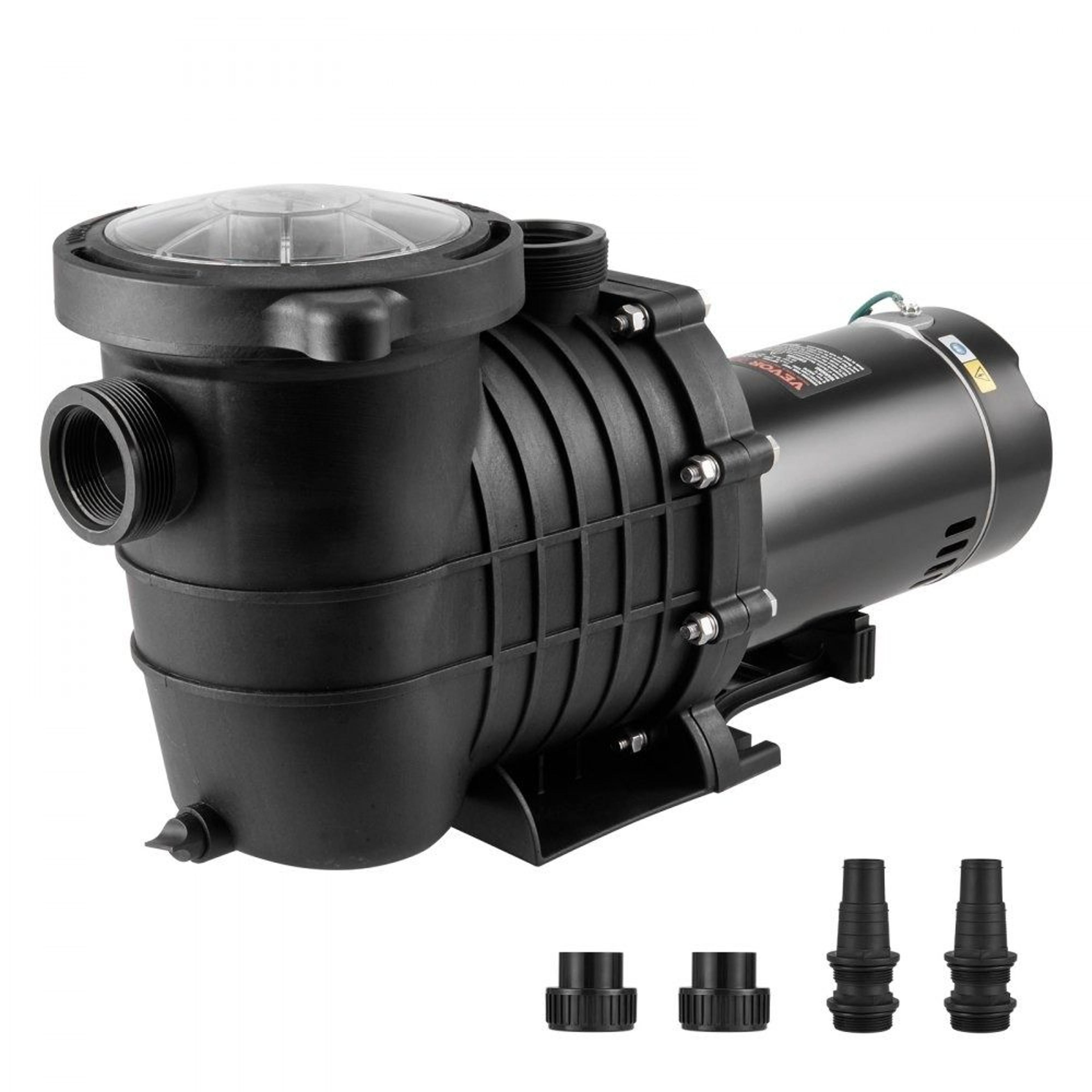 2 hp above ground pool pump 110 gpm high flow swimming pool pump with filter basket