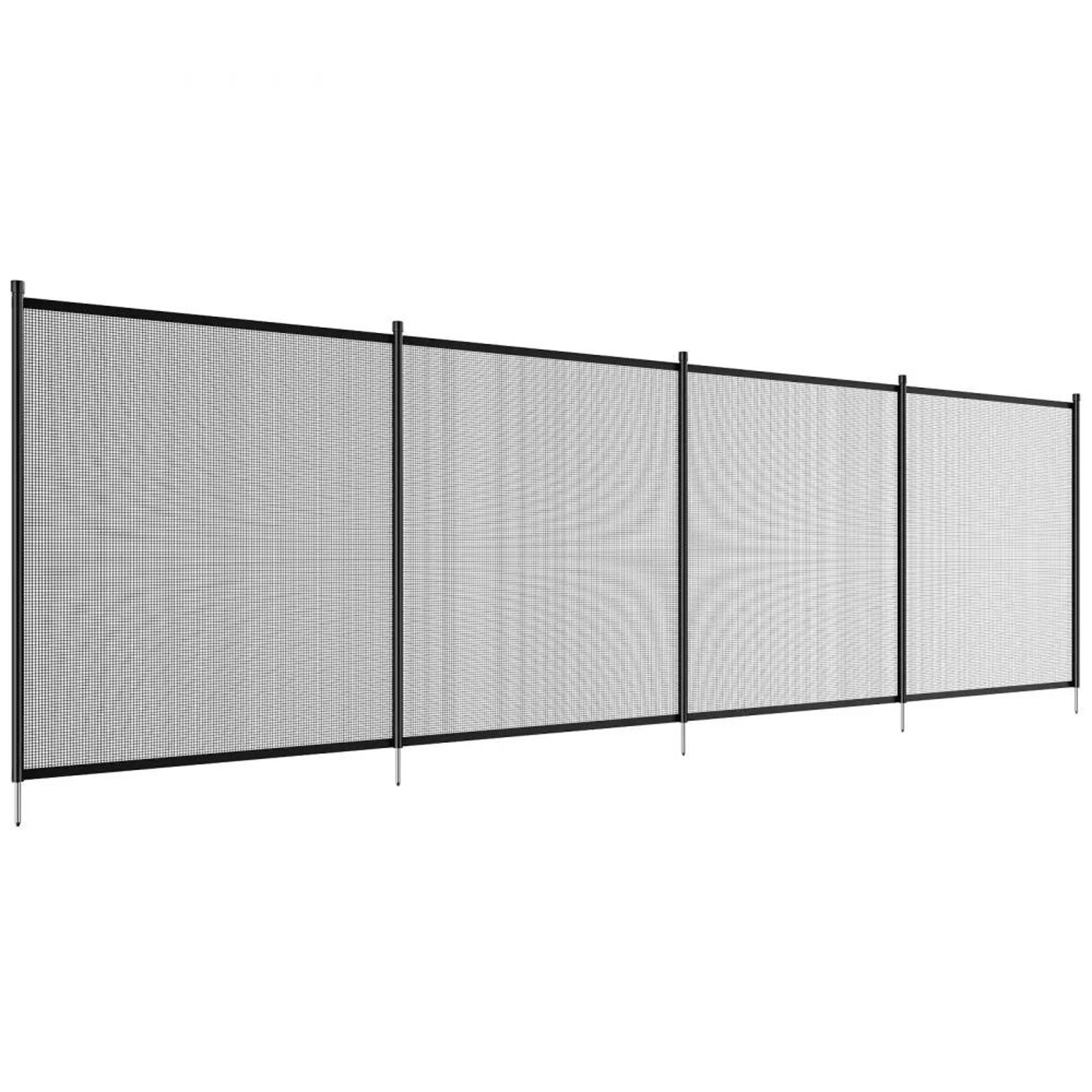 4 X 108 FT Pool Safety Fence Removable Mesh Fence For Inground Pools 7